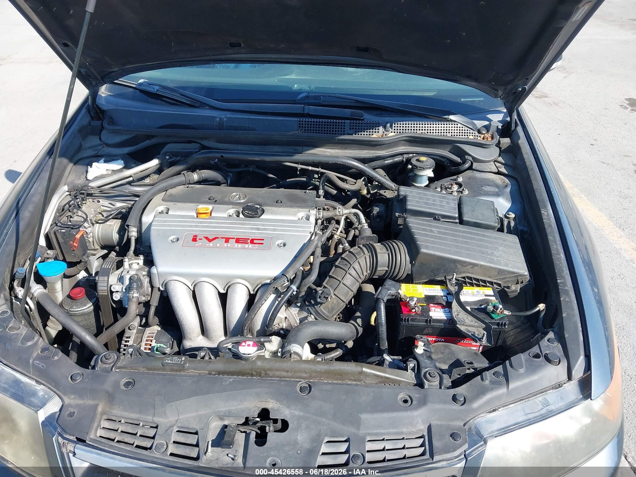 2007 Acura Tsx Серый vin: JH4CL96867C009069