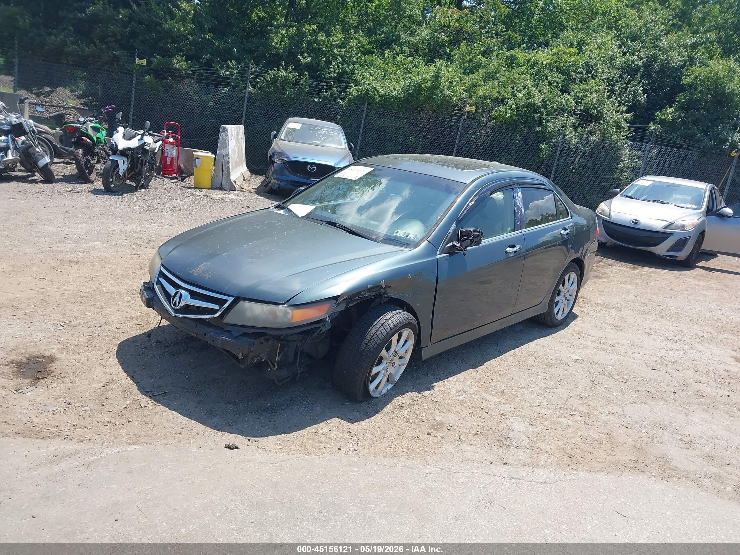 2007 Acura Tsx   Green vin: JH4CL96867C010450
