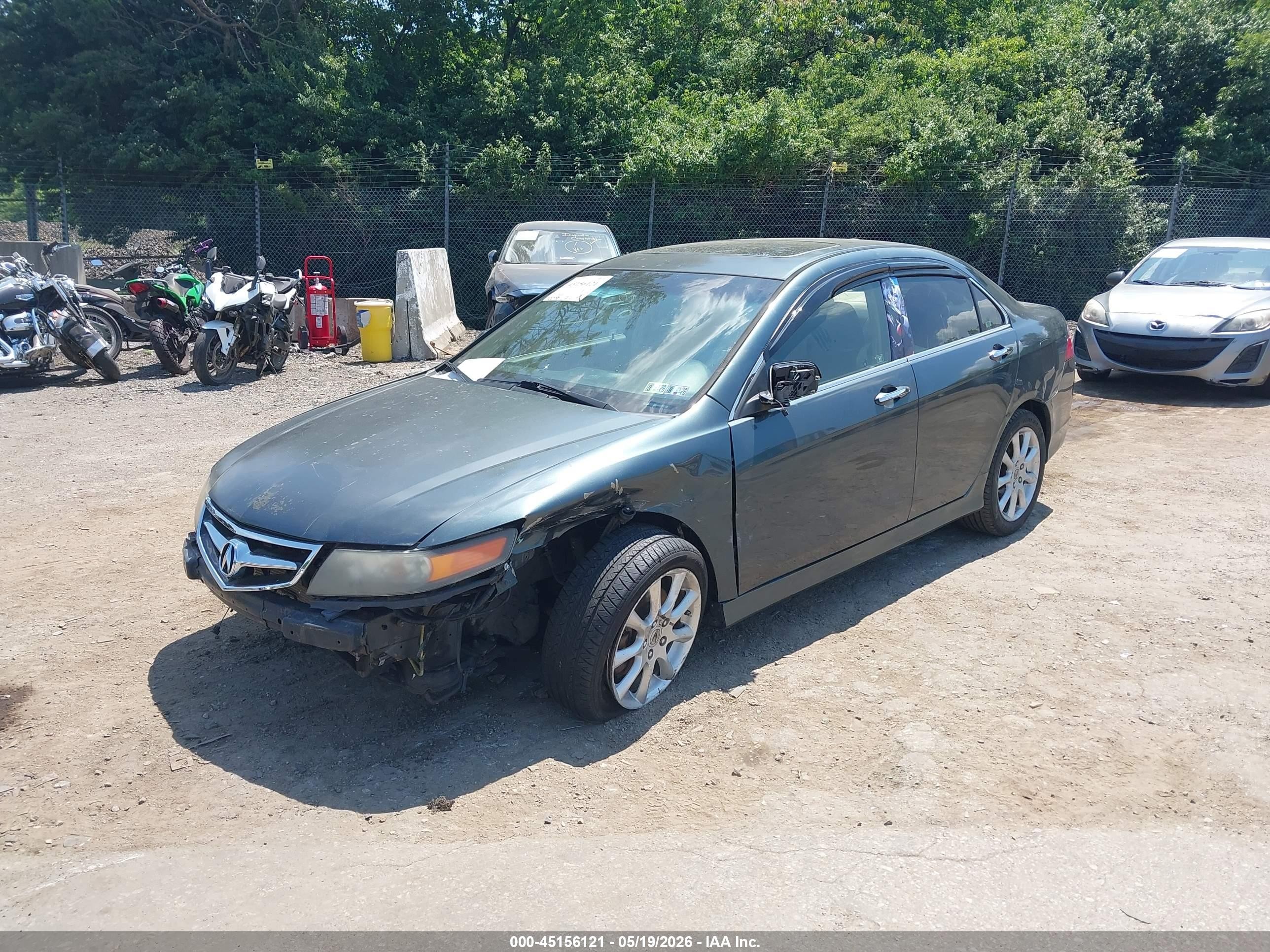 2007 Acura Tsx   Green vin: JH4CL96867C010450