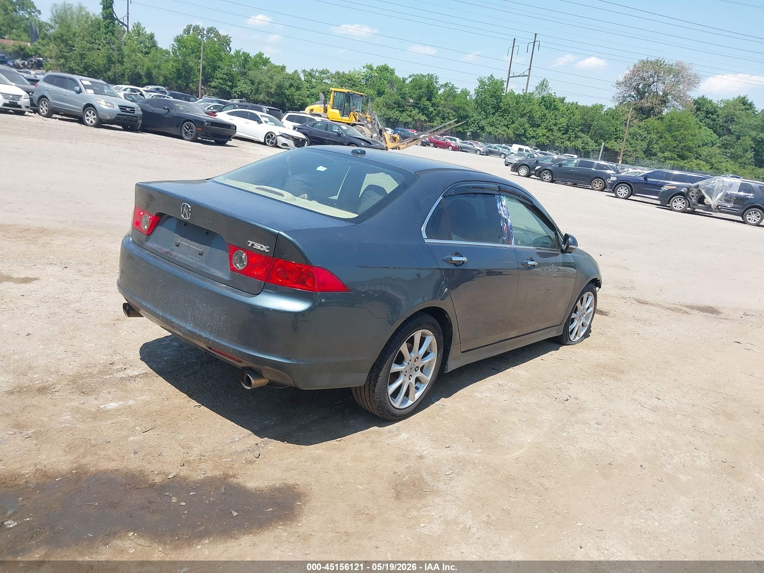 2007 Acura Tsx   Green vin: JH4CL96867C010450