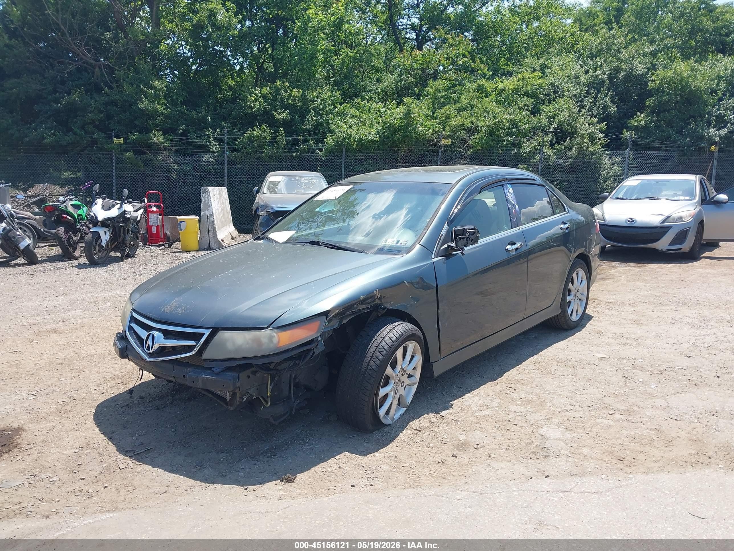 2007 Acura Tsx   Green vin: JH4CL96867C010450