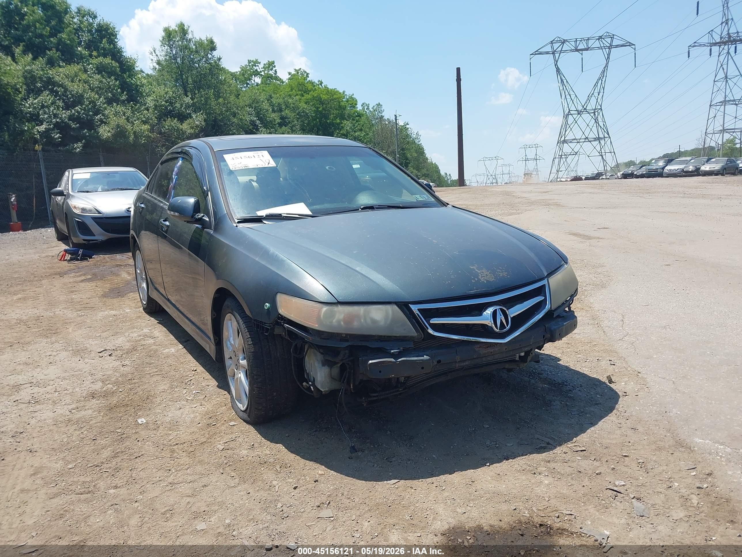 2007 Acura Tsx   Green vin: JH4CL96867C010450