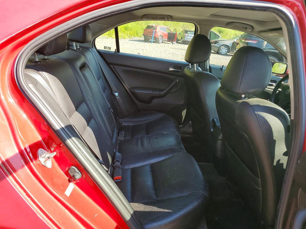 2008 Acura Tsx Red vin: JH4CL96868C006822