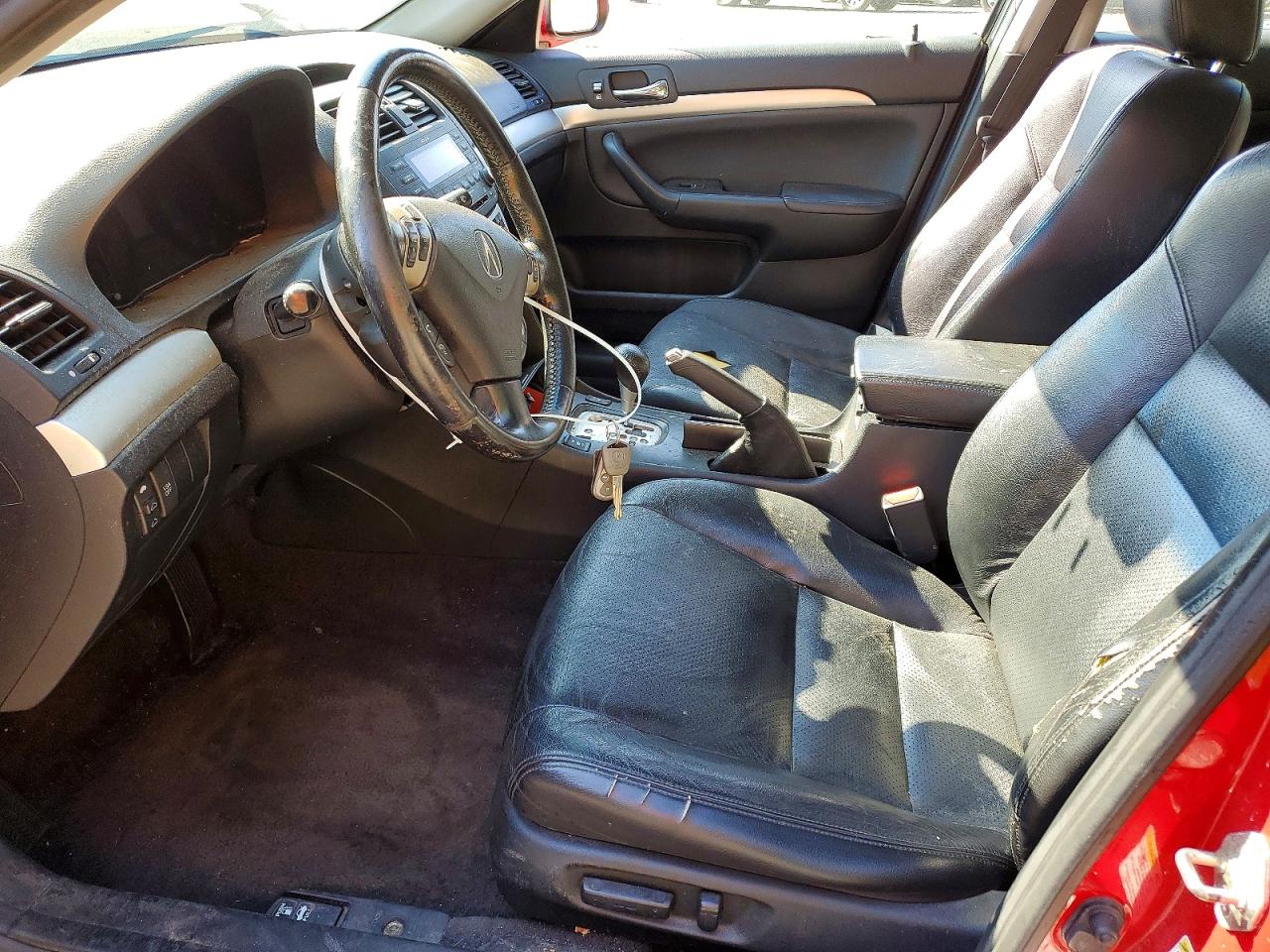 2008 Acura Tsx Red vin: JH4CL96868C006822