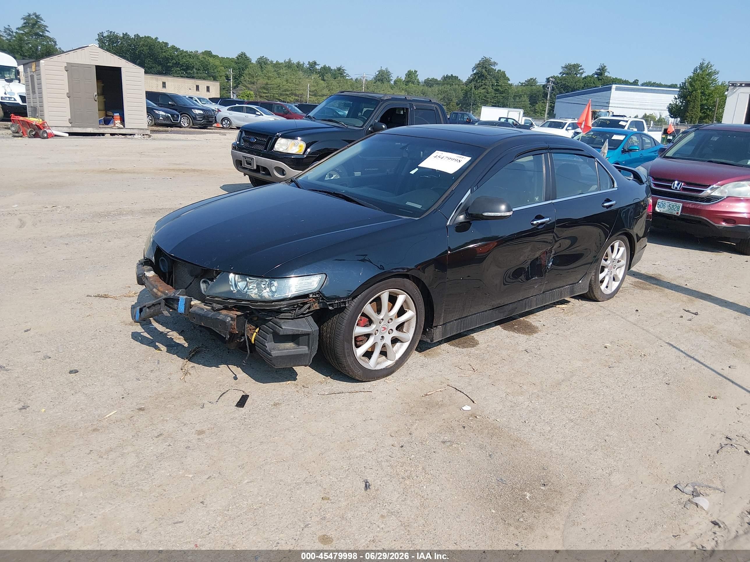 2008 Acura Tsx   Black vin: JH4CL96868C015388