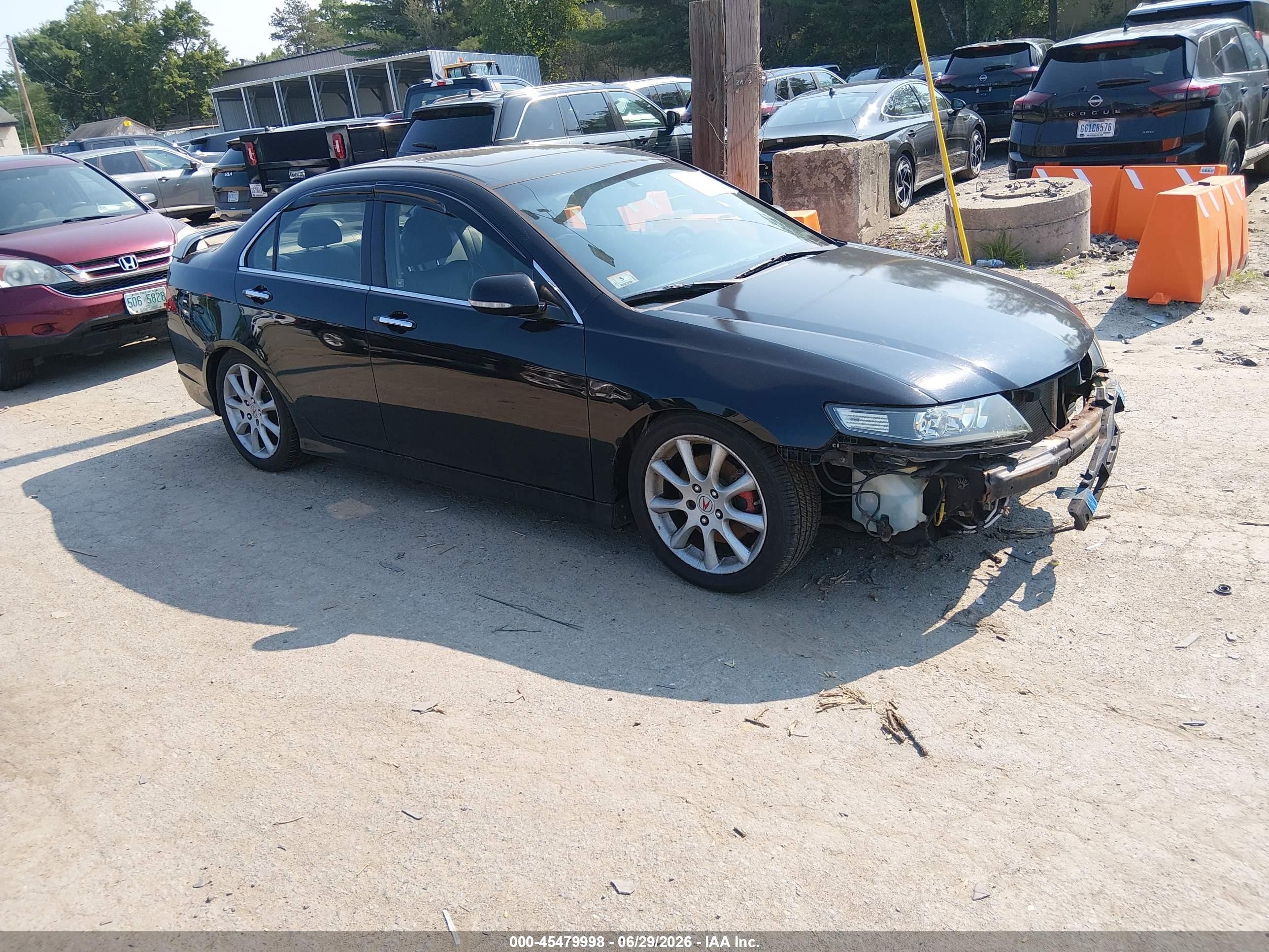 2008 Acura Tsx   Black vin: JH4CL96868C015388