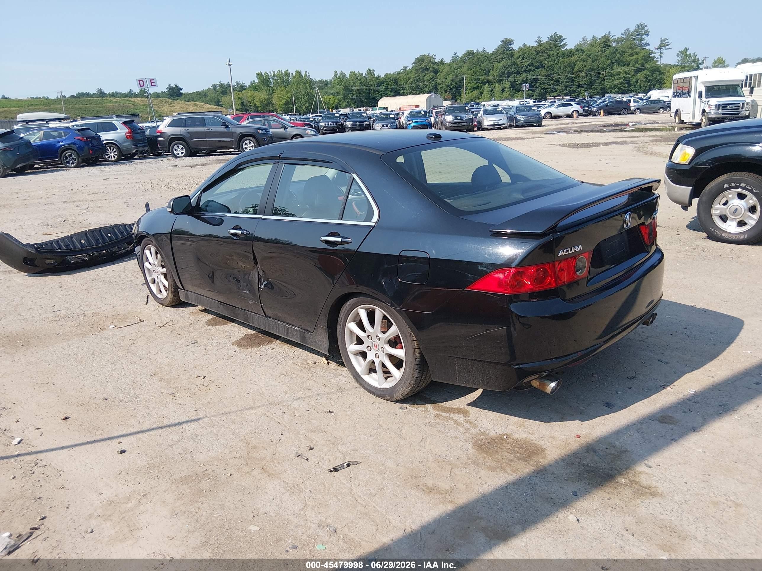 2008 Acura Tsx   Black vin: JH4CL96868C015388
