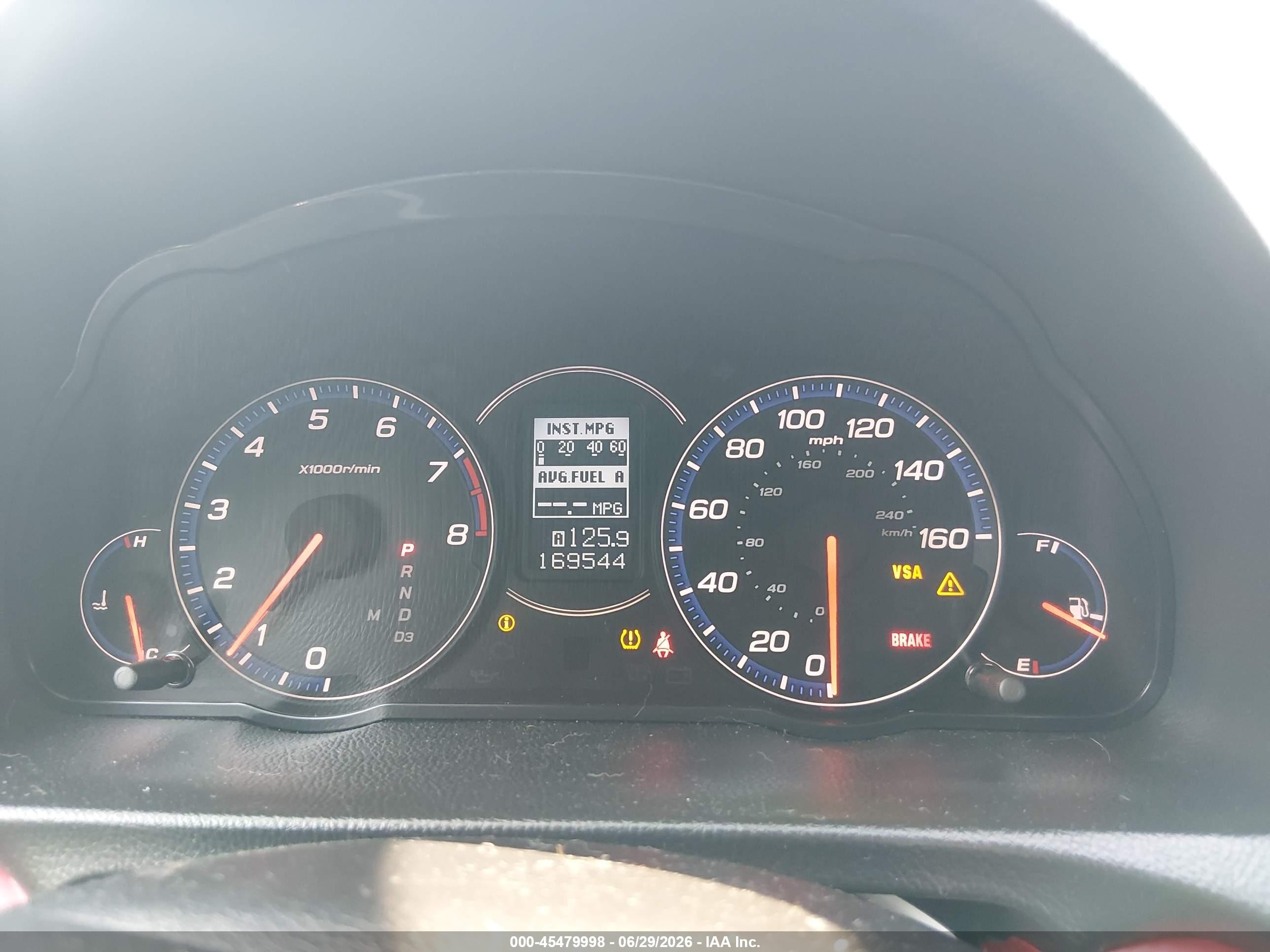 2008 Acura Tsx   Black vin: JH4CL96868C015388