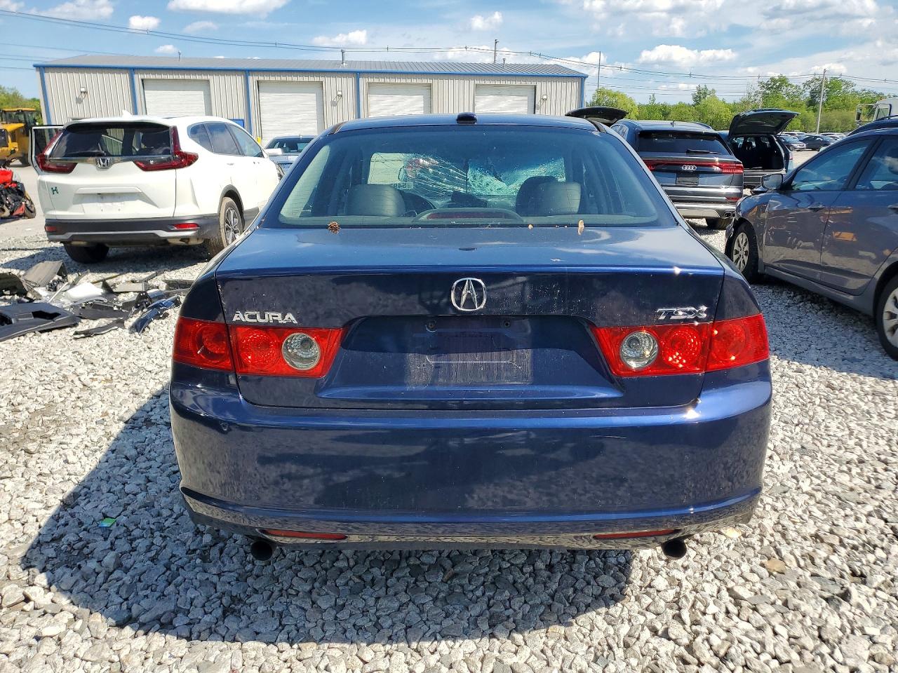 2008 Acura Tsx Blue vin: JH4CL96868C020638