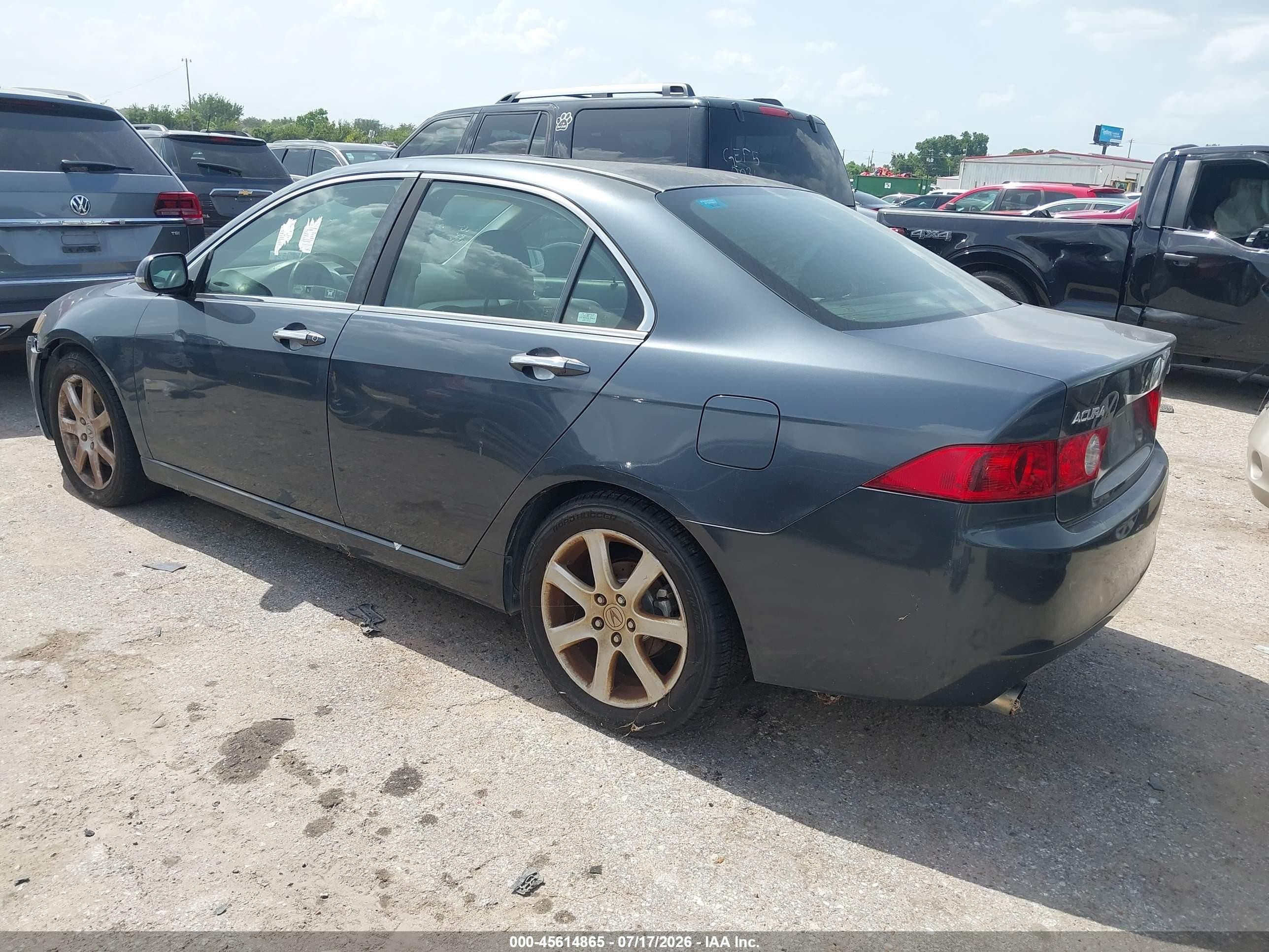 2004 Acura Tsx Gray vin: JH4CL96874C040214