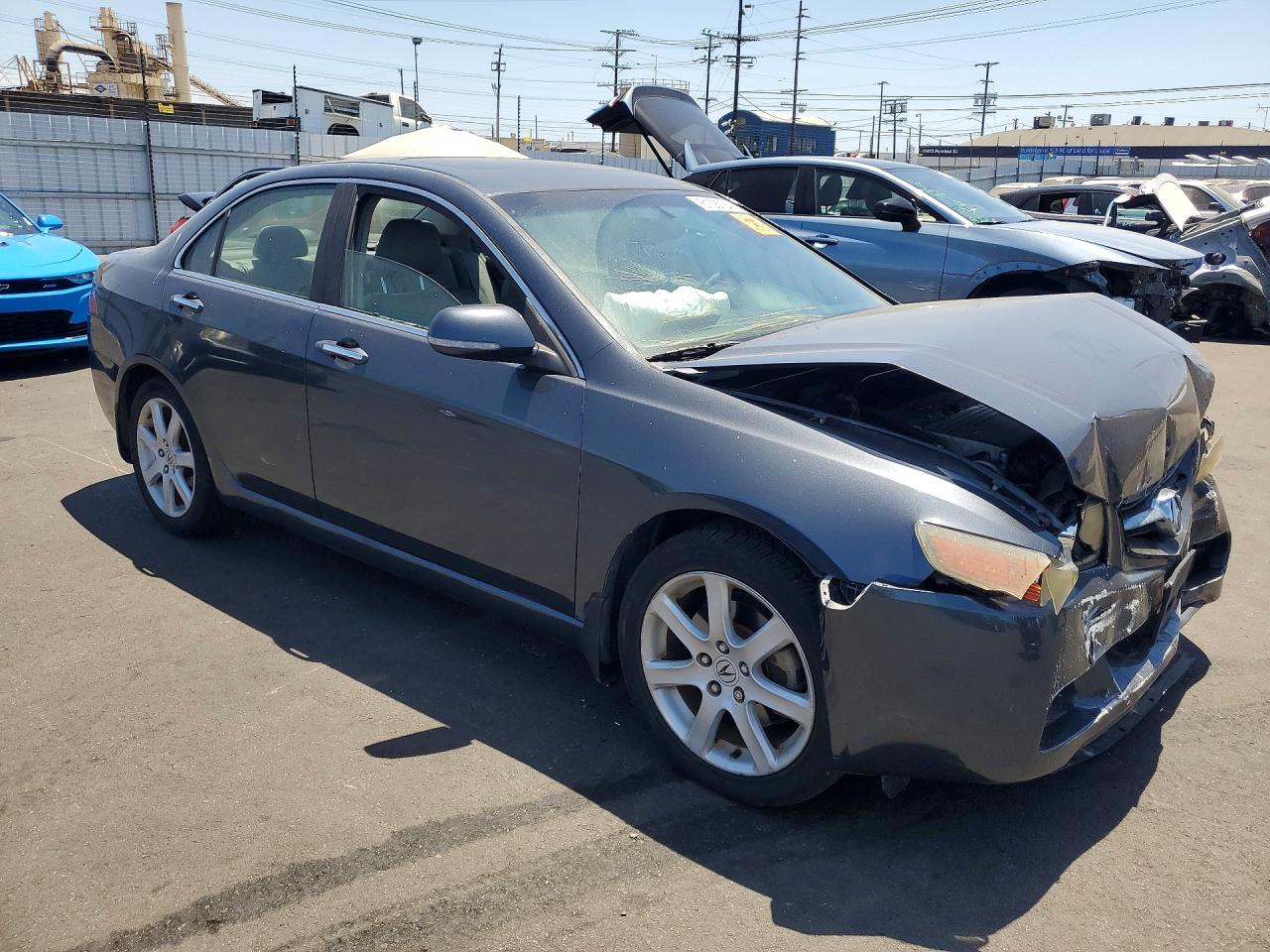 2004 Acura Tsx Gray vin: JH4CL96874C046000