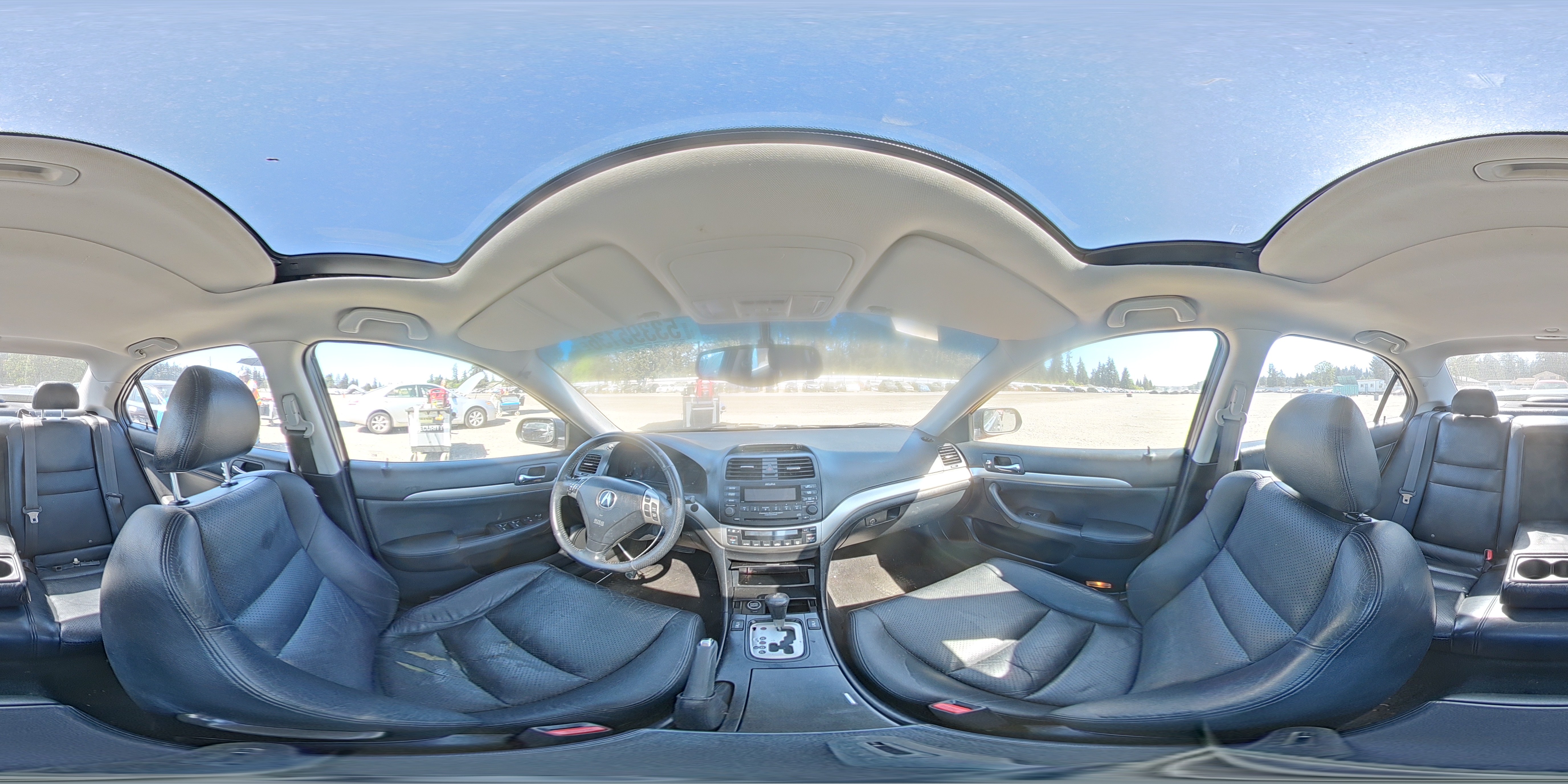2005 Acura Tsx Gray vin: JH4CL96875C003939