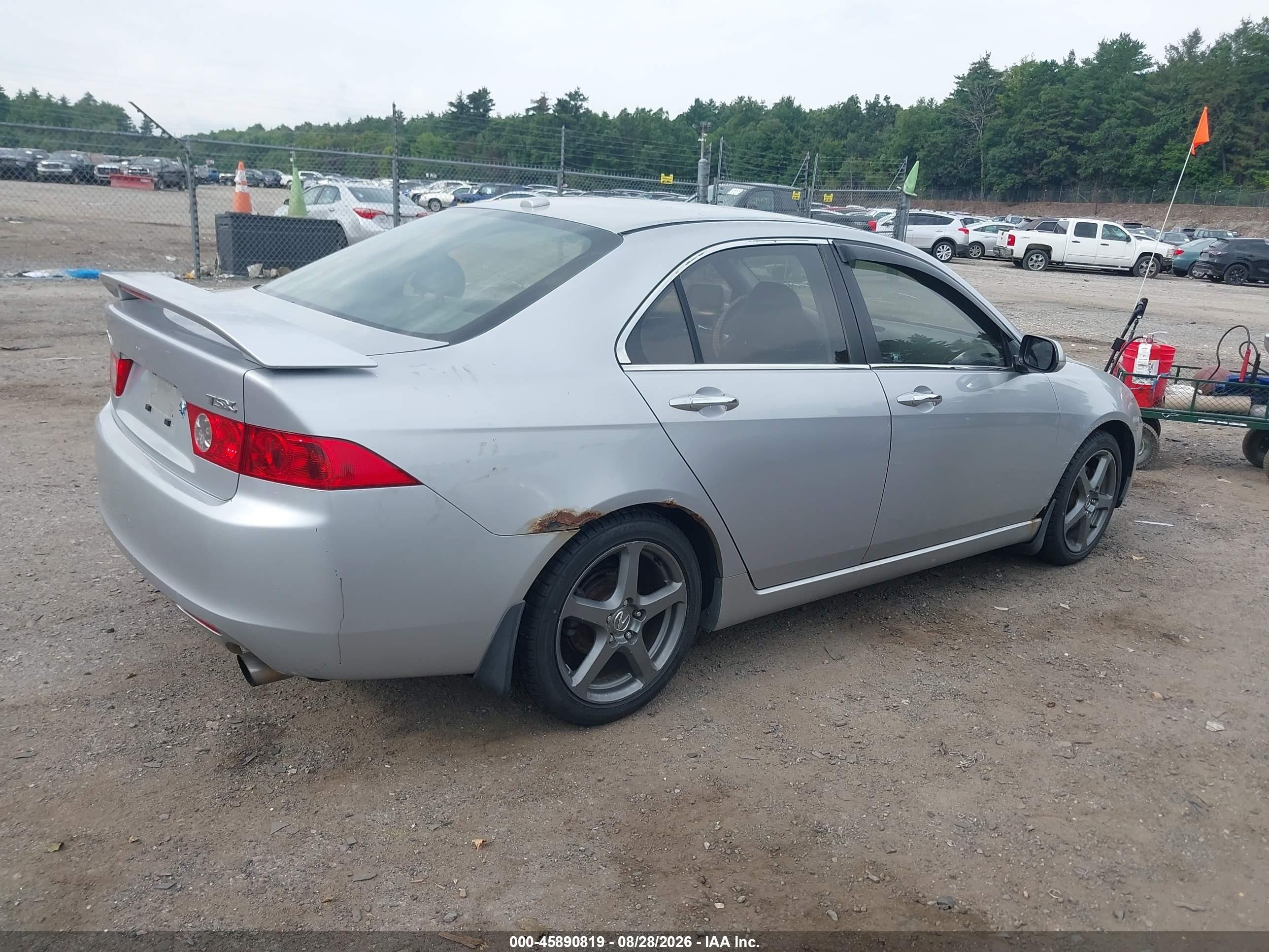 2005 Acura Tsx   Серебряный vin: JH4CL96875C021986