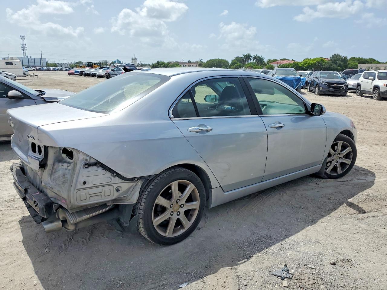 2005 Acura Tsx Серебряный vin: JH4CL96875C029151