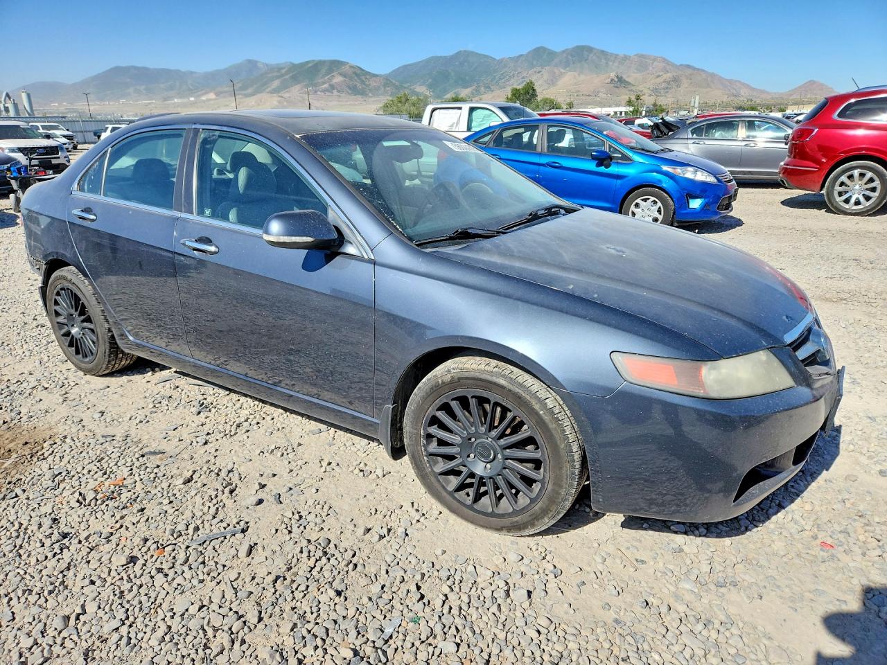 2005 Acura Tsx Black vin: JH4CL96875C033152