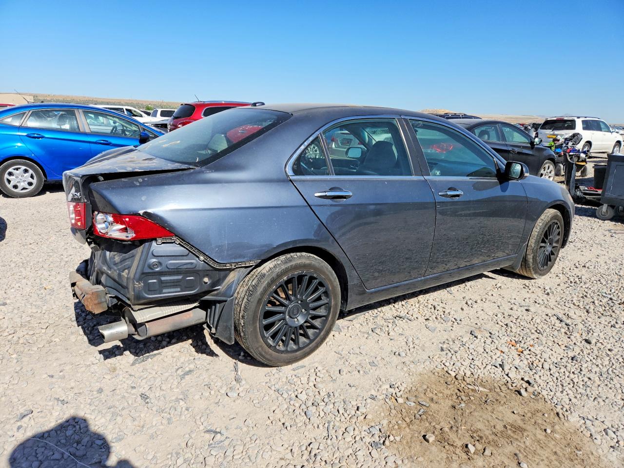 2005 Acura Tsx Black vin: JH4CL96875C033152