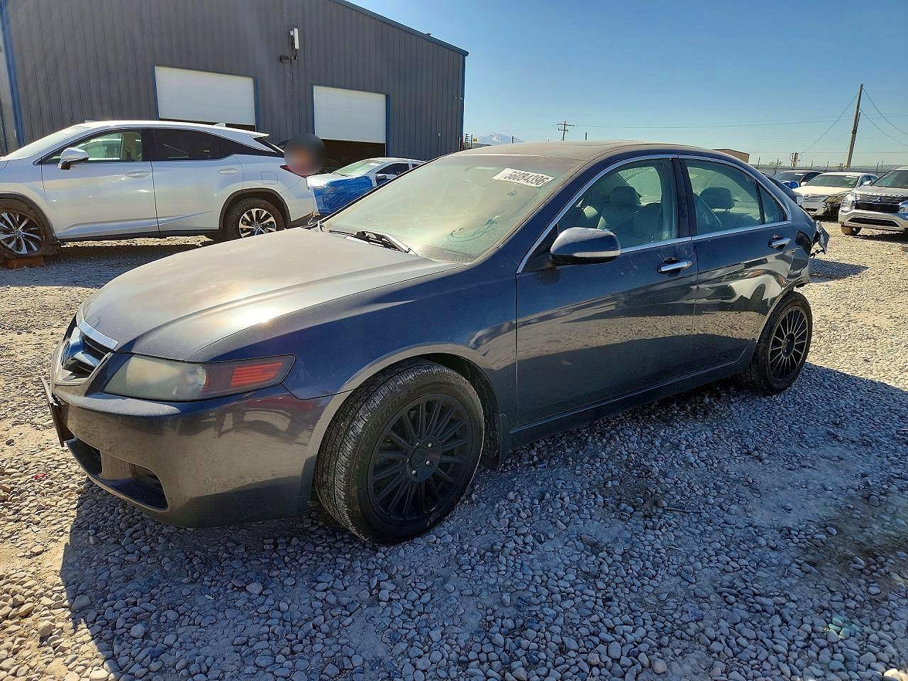 2005 Acura Tsx Черный vin: JH4CL96875C033152