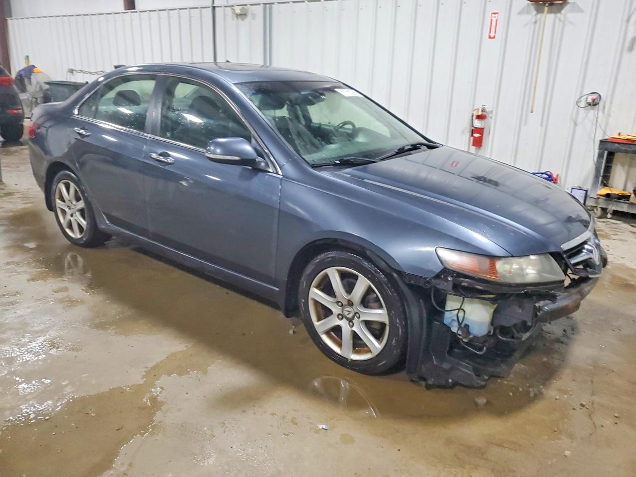 2005 Acura Tsx Gray vin: JH4CL96875C035497