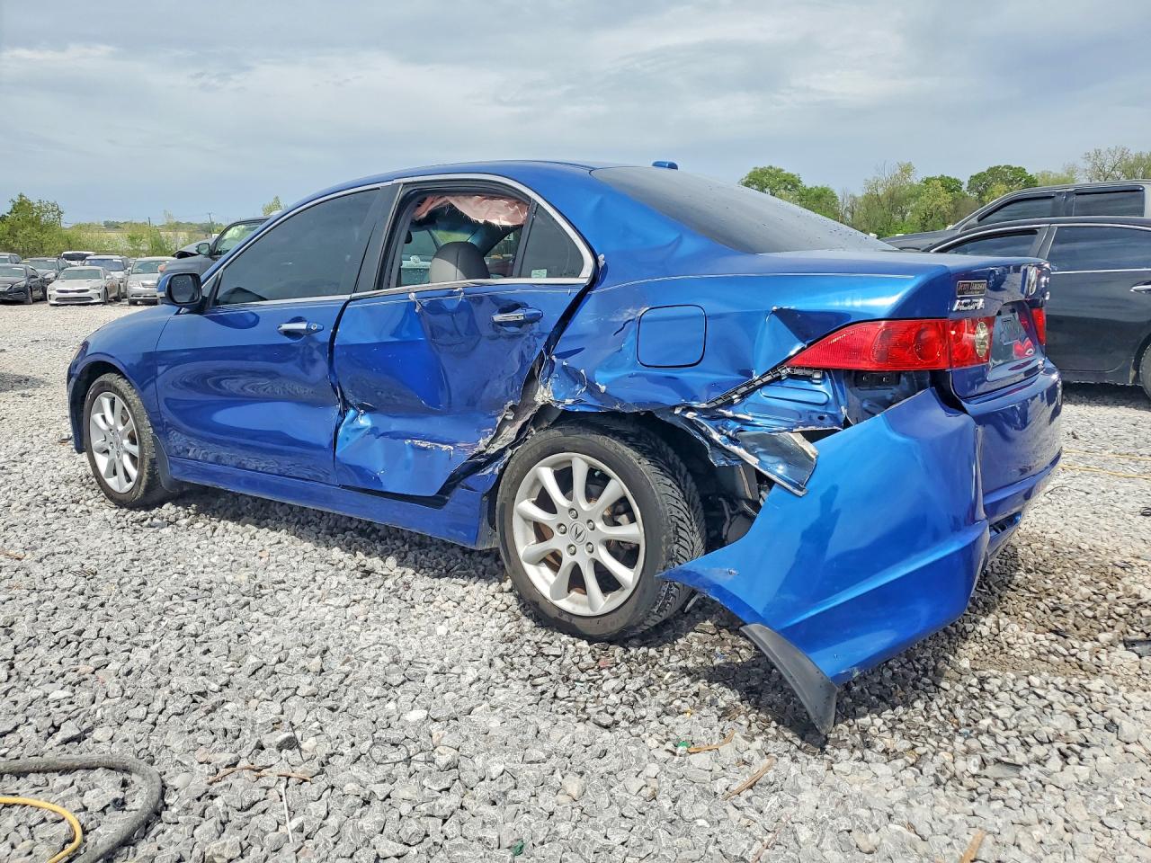 2006 Acura Tsx Blue vin: JH4CL96876C024209