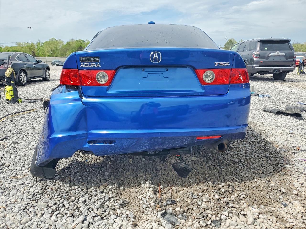 2006 Acura Tsx Blue vin: JH4CL96876C024209