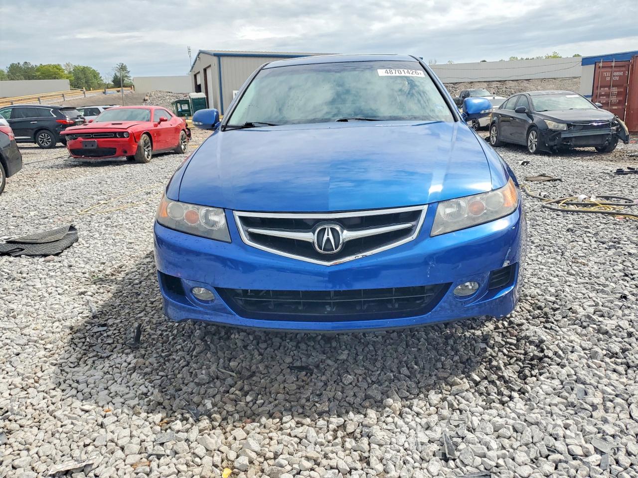 2006 Acura Tsx Blue vin: JH4CL96876C024209