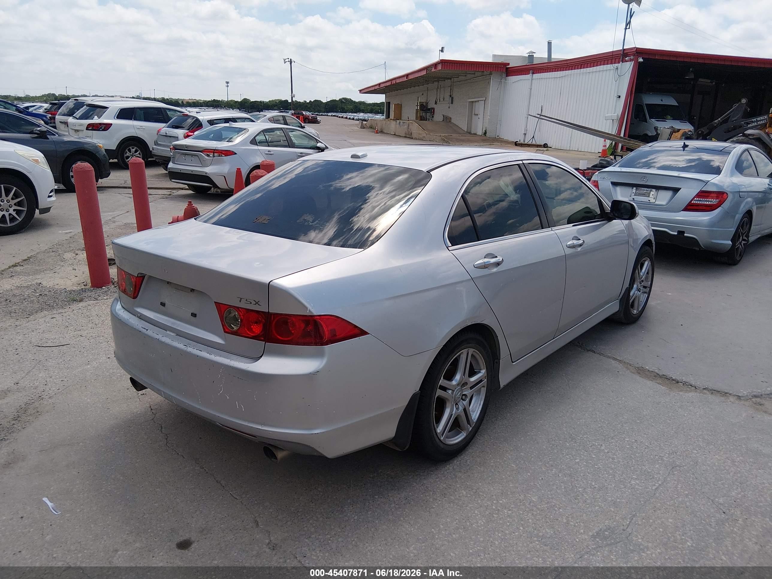 2006 Acura Tsx   Silver vin: JH4CL96876C024274