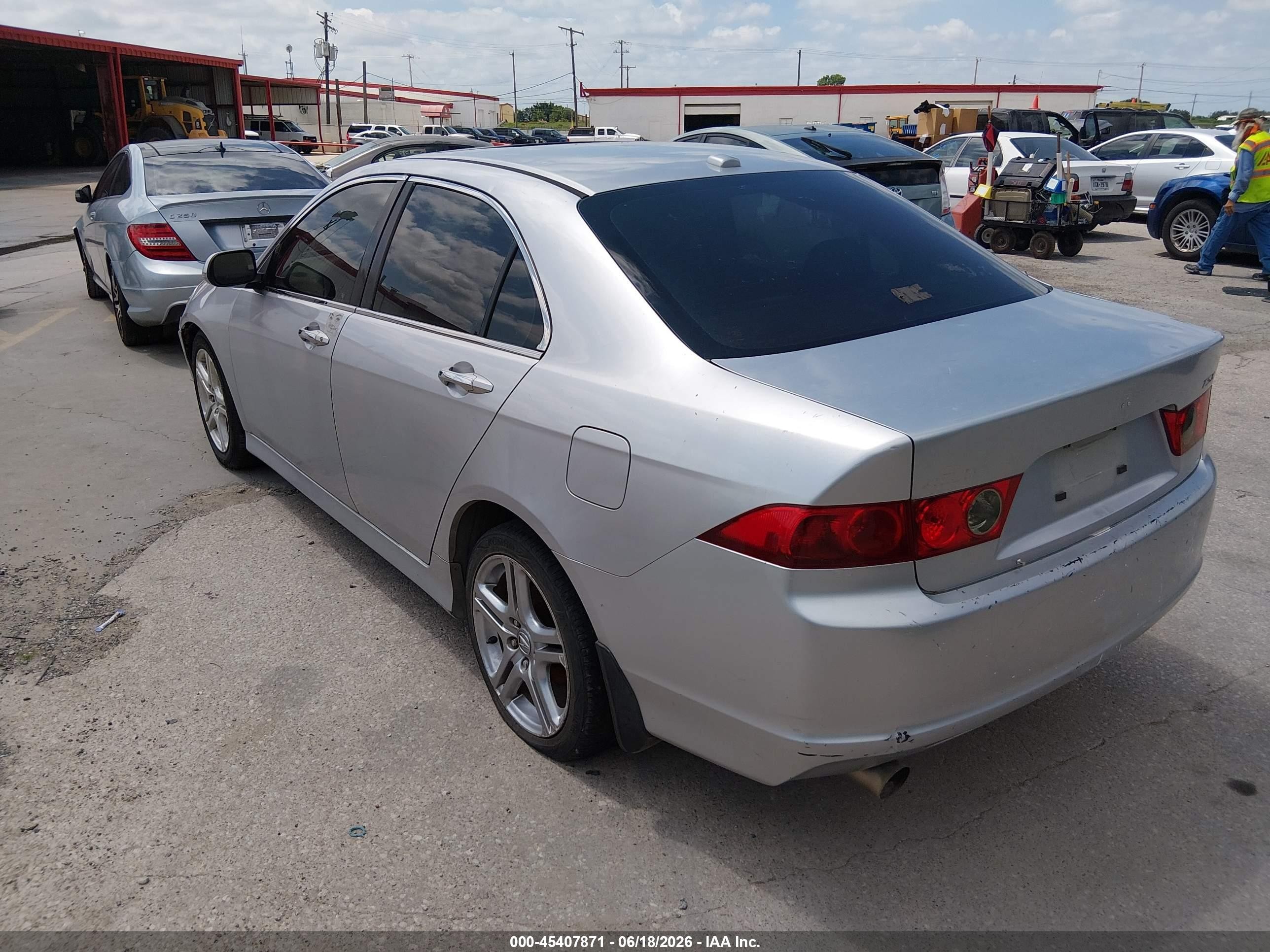 2006 Acura Tsx   Silver vin: JH4CL96876C024274