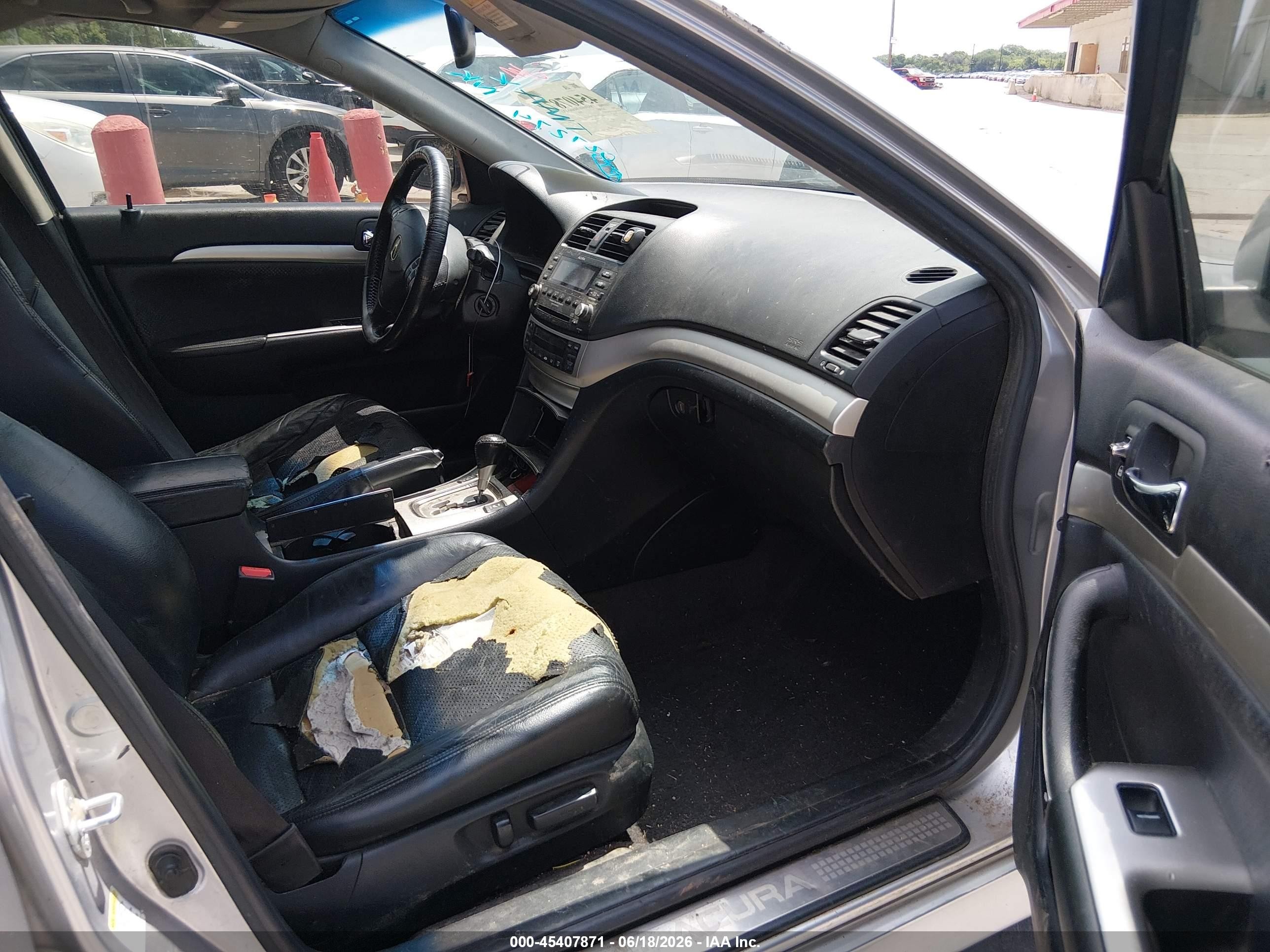 2006 Acura Tsx   Silver vin: JH4CL96876C024274
