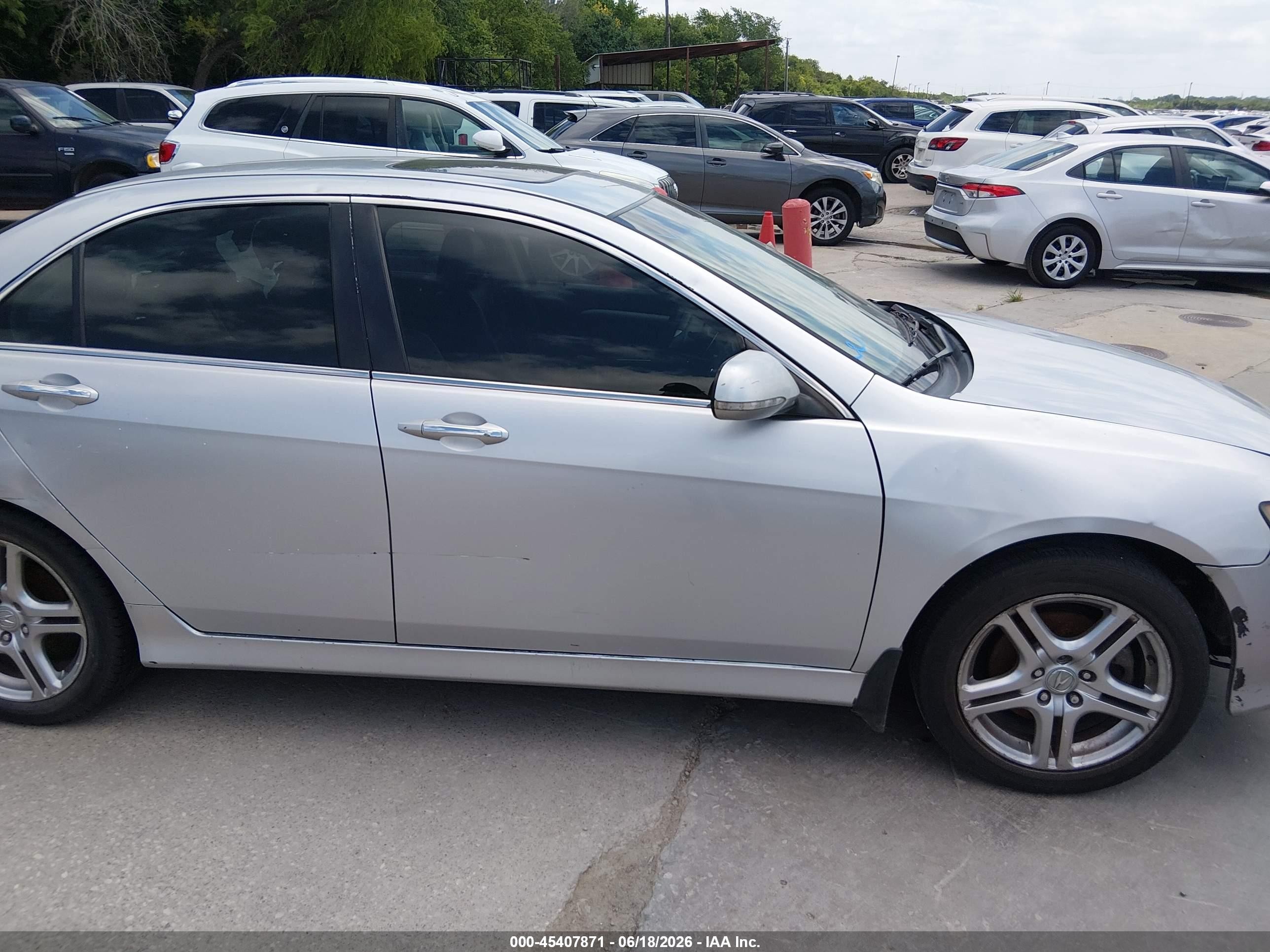 2006 Acura Tsx   Silver vin: JH4CL96876C024274