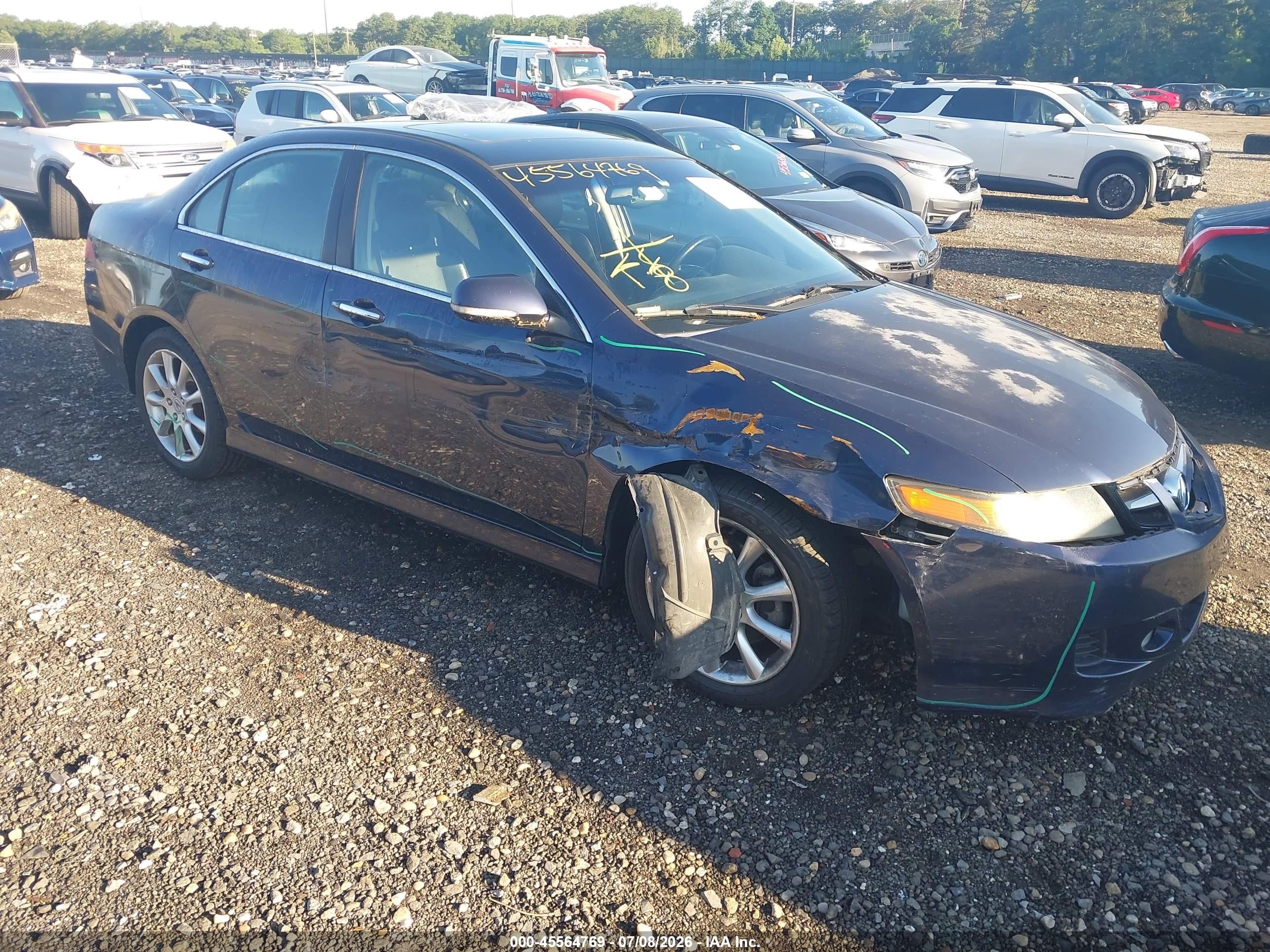 2006 Acura Tsx   Blue vin: JH4CL96876C027398