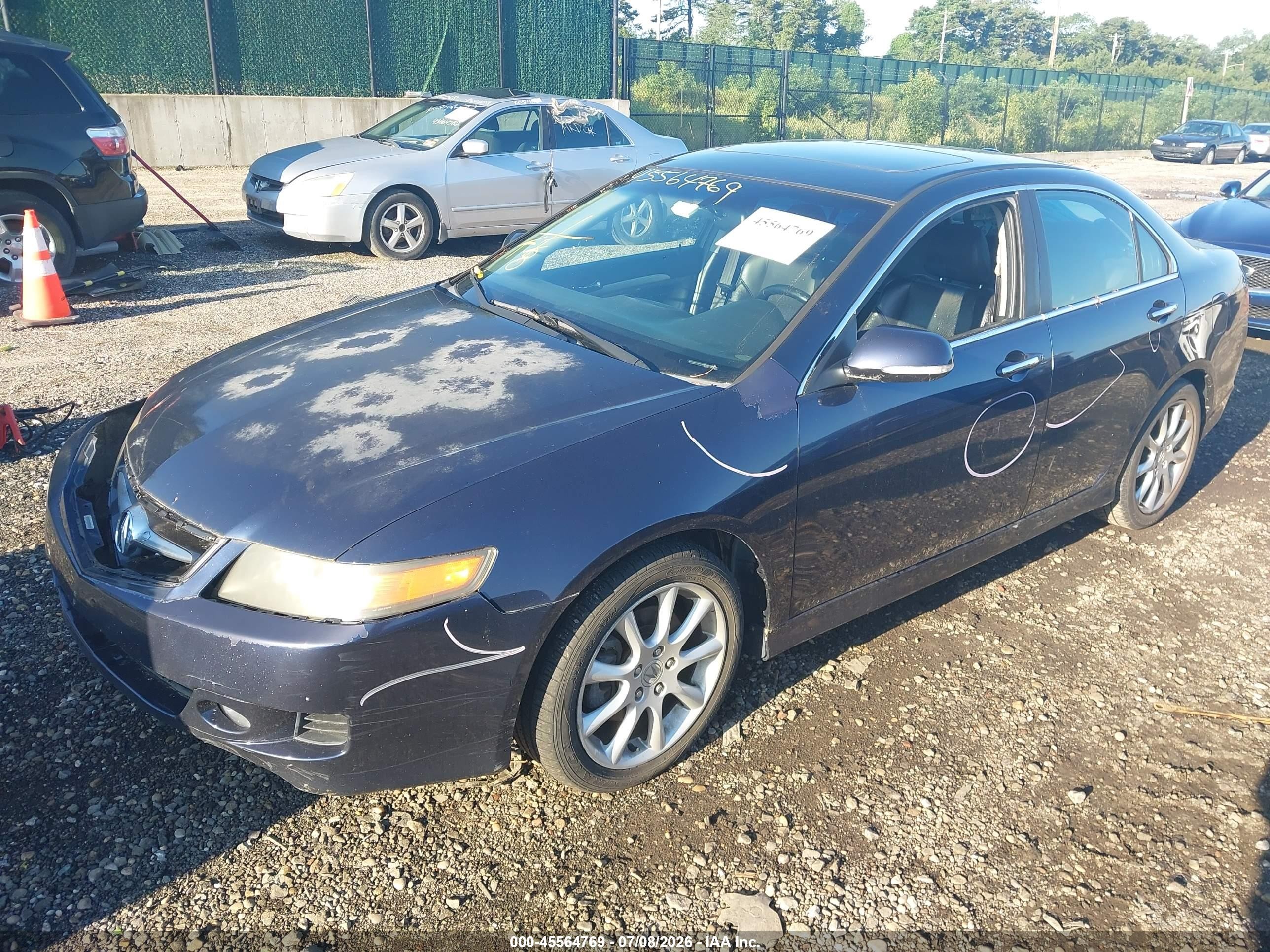 2006 Acura Tsx   Blue vin: JH4CL96876C027398