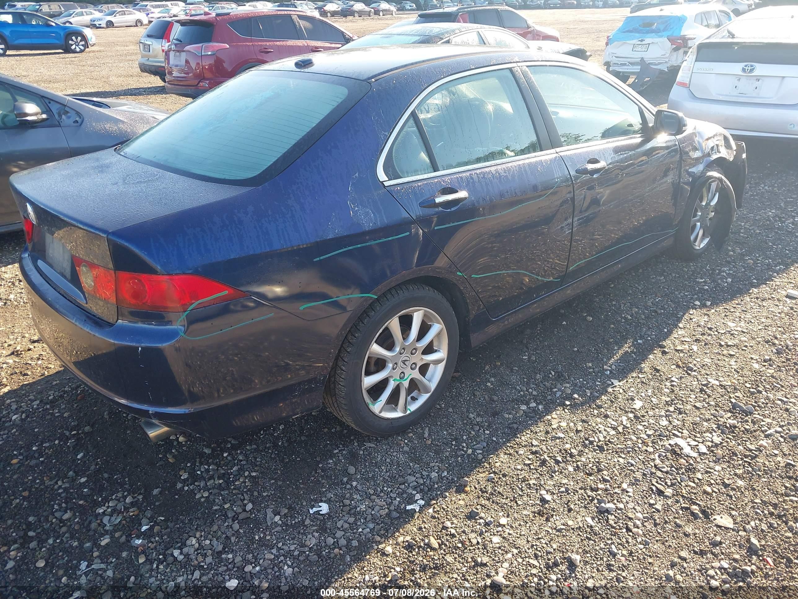 2006 Acura Tsx   Blue vin: JH4CL96876C027398
