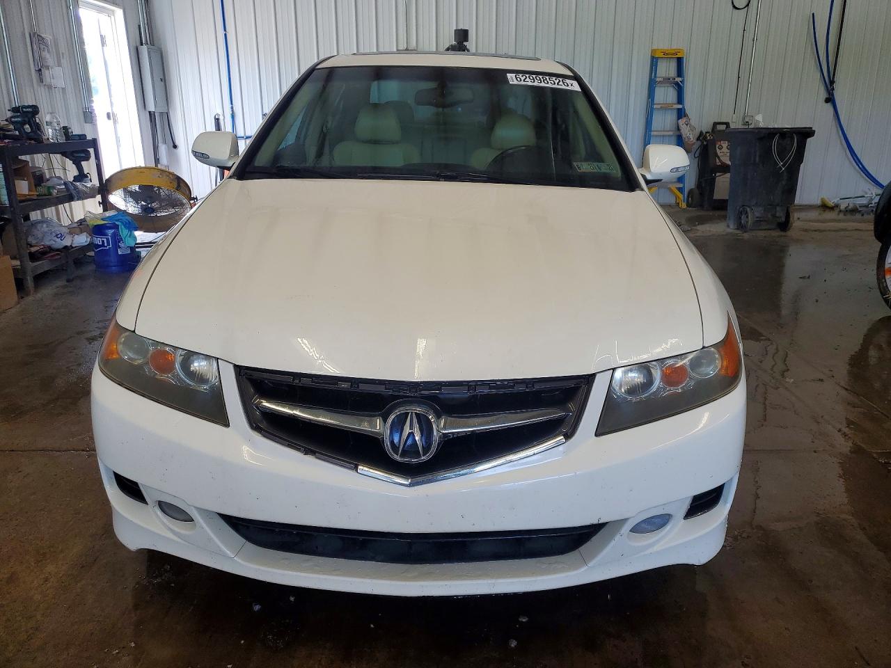 2006 Acura Tsx Белый vin: JH4CL96876C036134