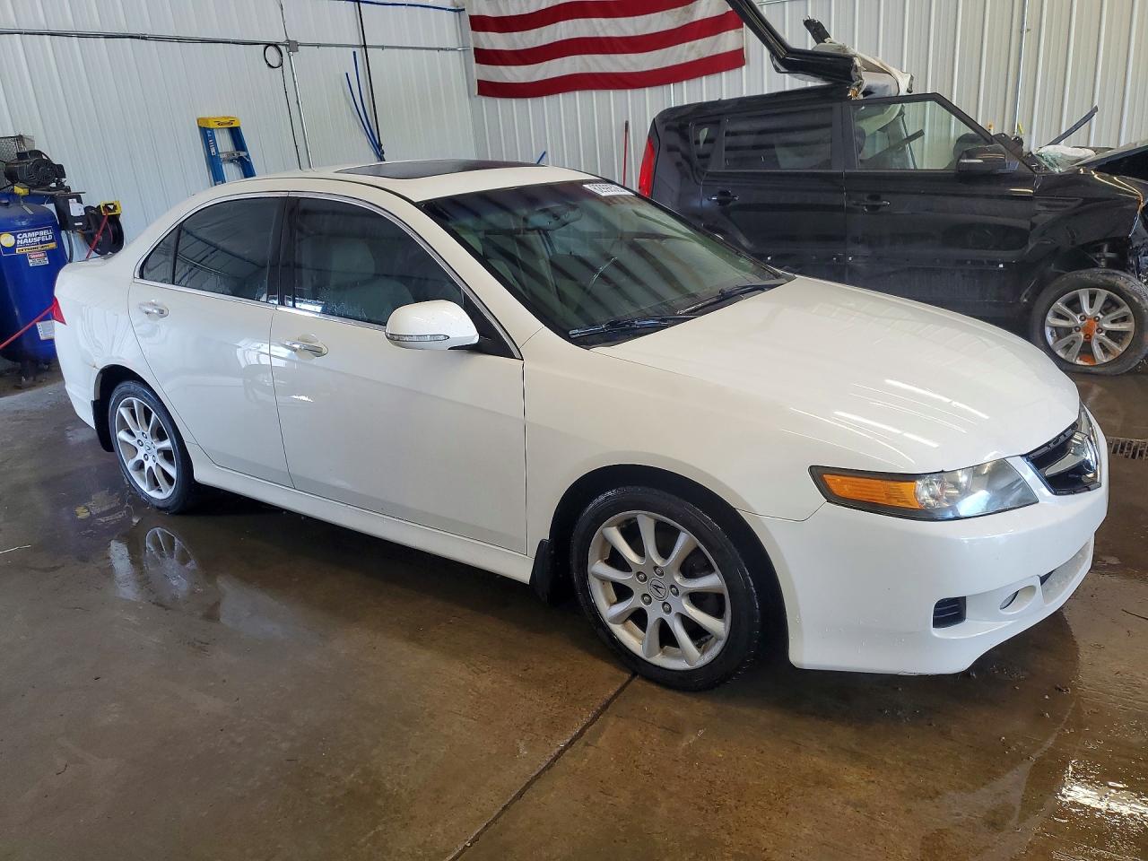 2006 Acura Tsx Белый vin: JH4CL96876C036134