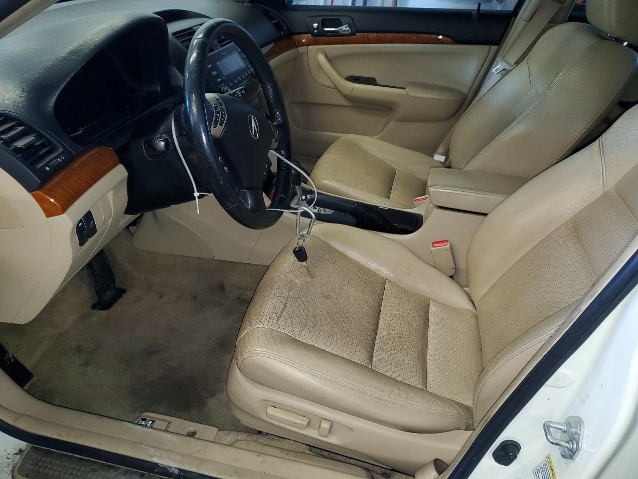 2006 Acura Tsx Белый vin: JH4CL96876C036134