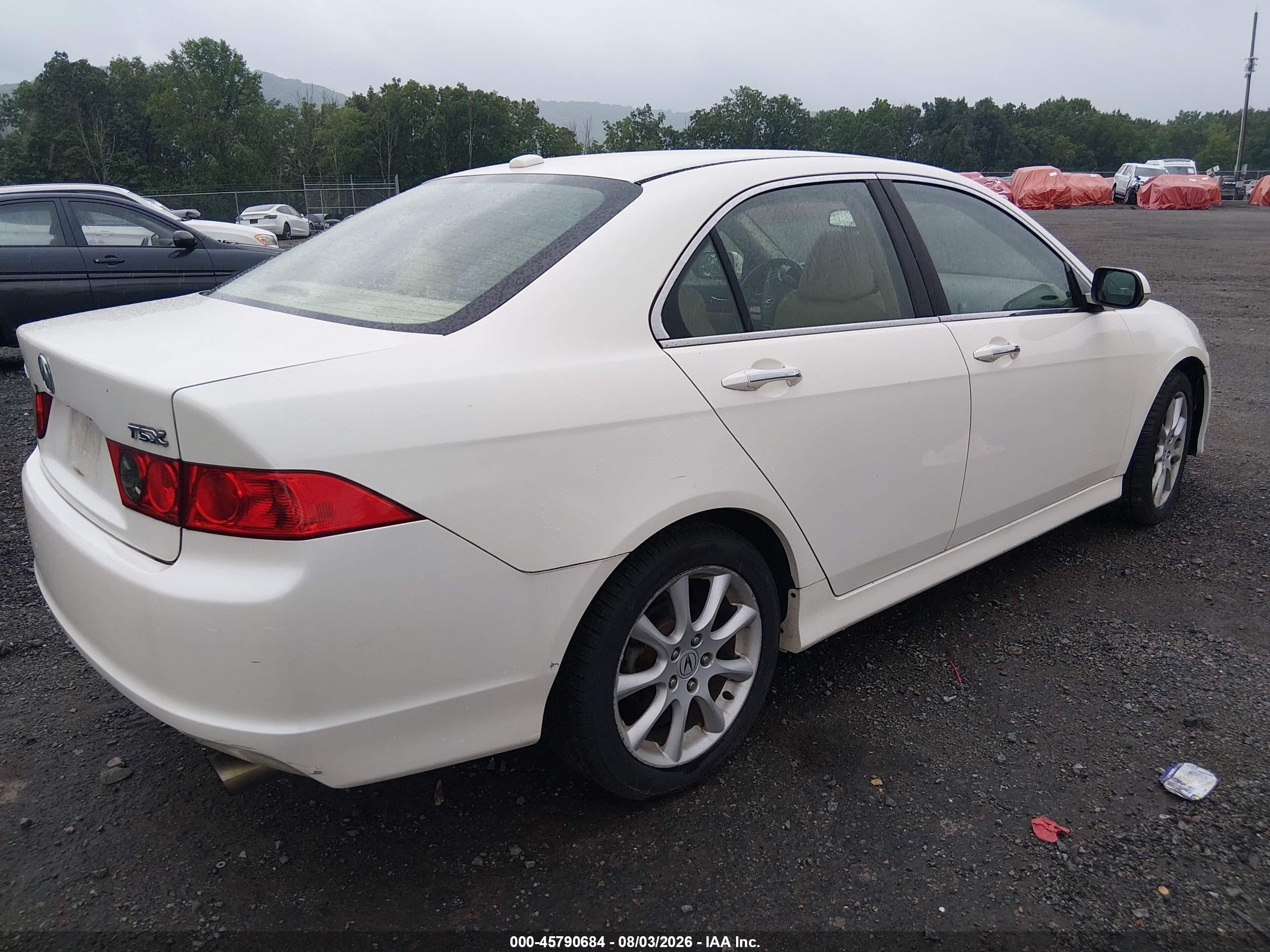2006 Acura Tsx   White vin: JH4CL96876C036215
