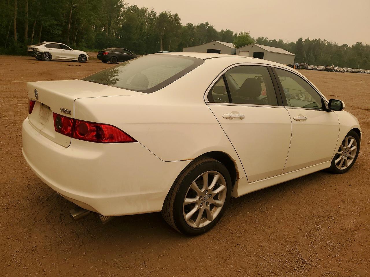 2006 Acura Tsx White vin: JH4CL96876C801472