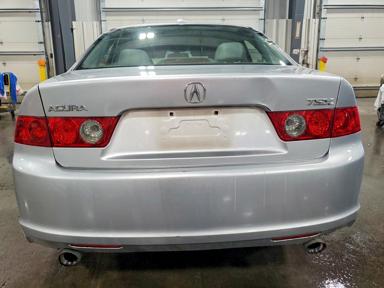 2007 Acura Tsx Silver vin: JH4CL96877C008173