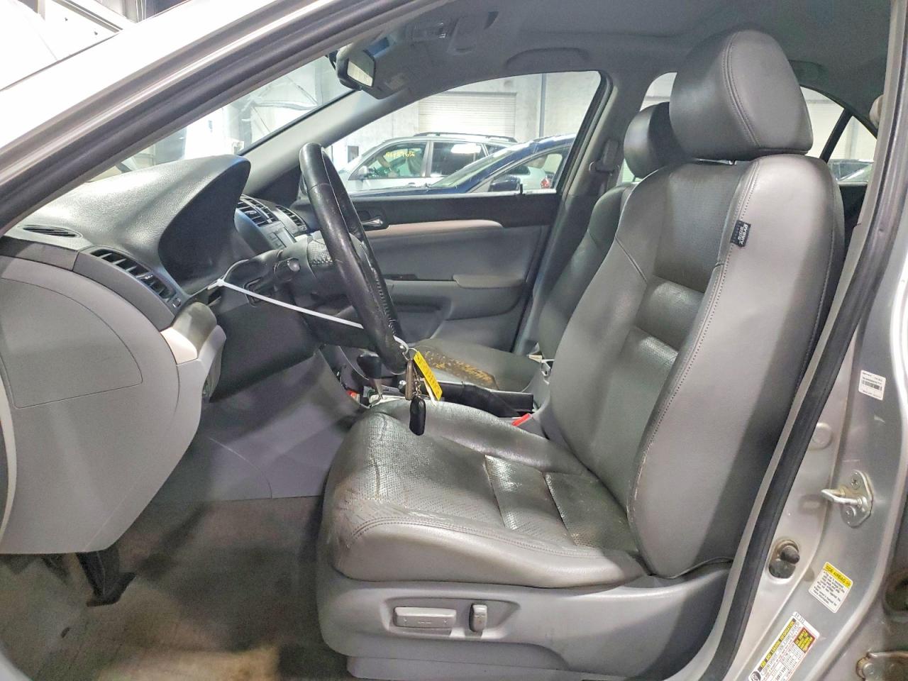 2007 Acura Tsx Silver vin: JH4CL96877C008173