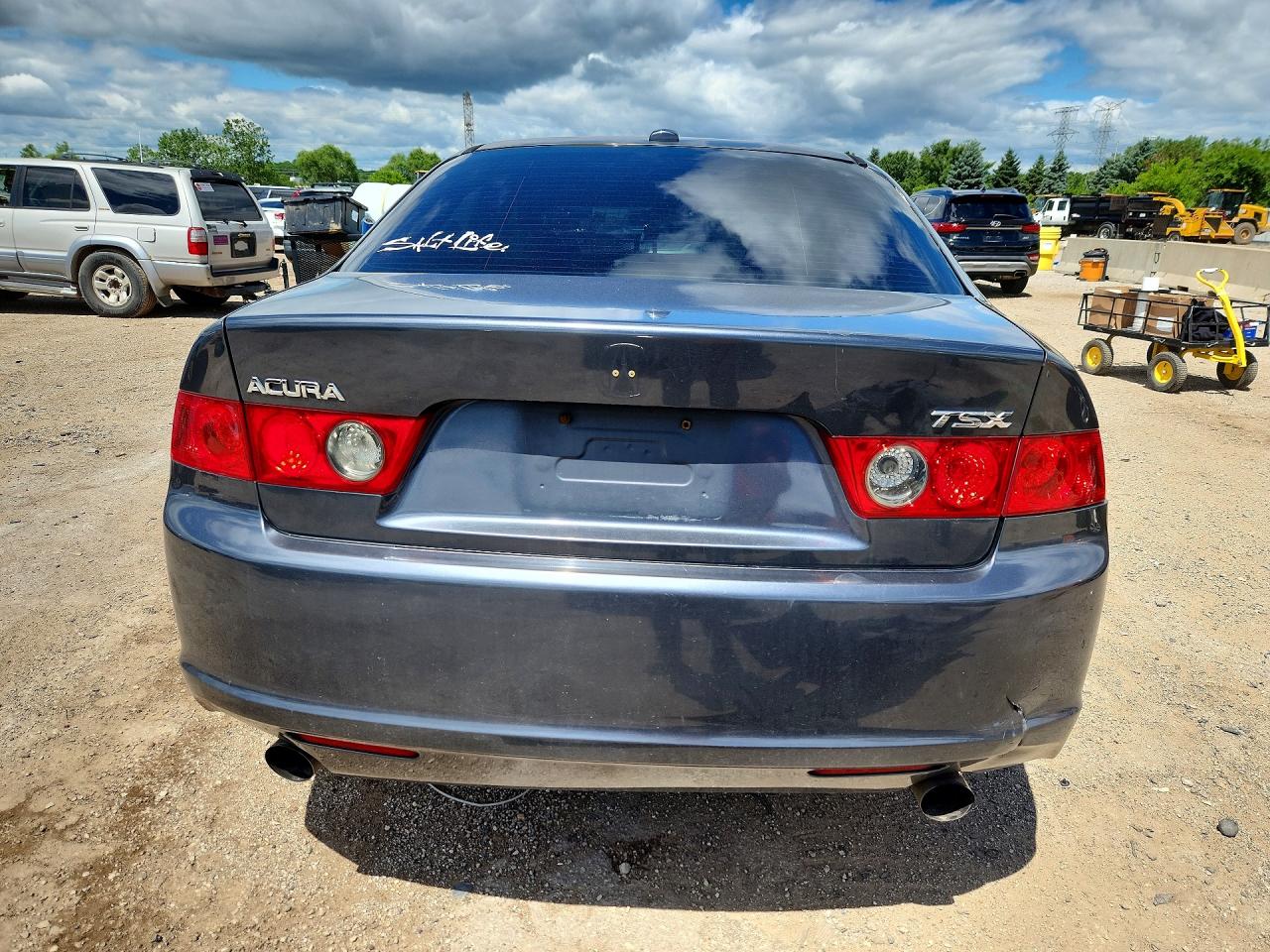 2007 Acura Tsx Charcoal vin: JH4CL96877C008979