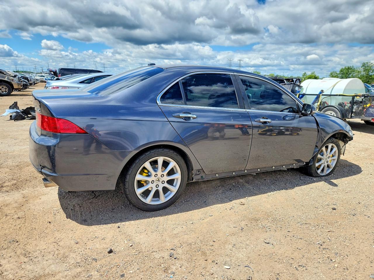 2007 Acura Tsx Charcoal vin: JH4CL96877C008979
