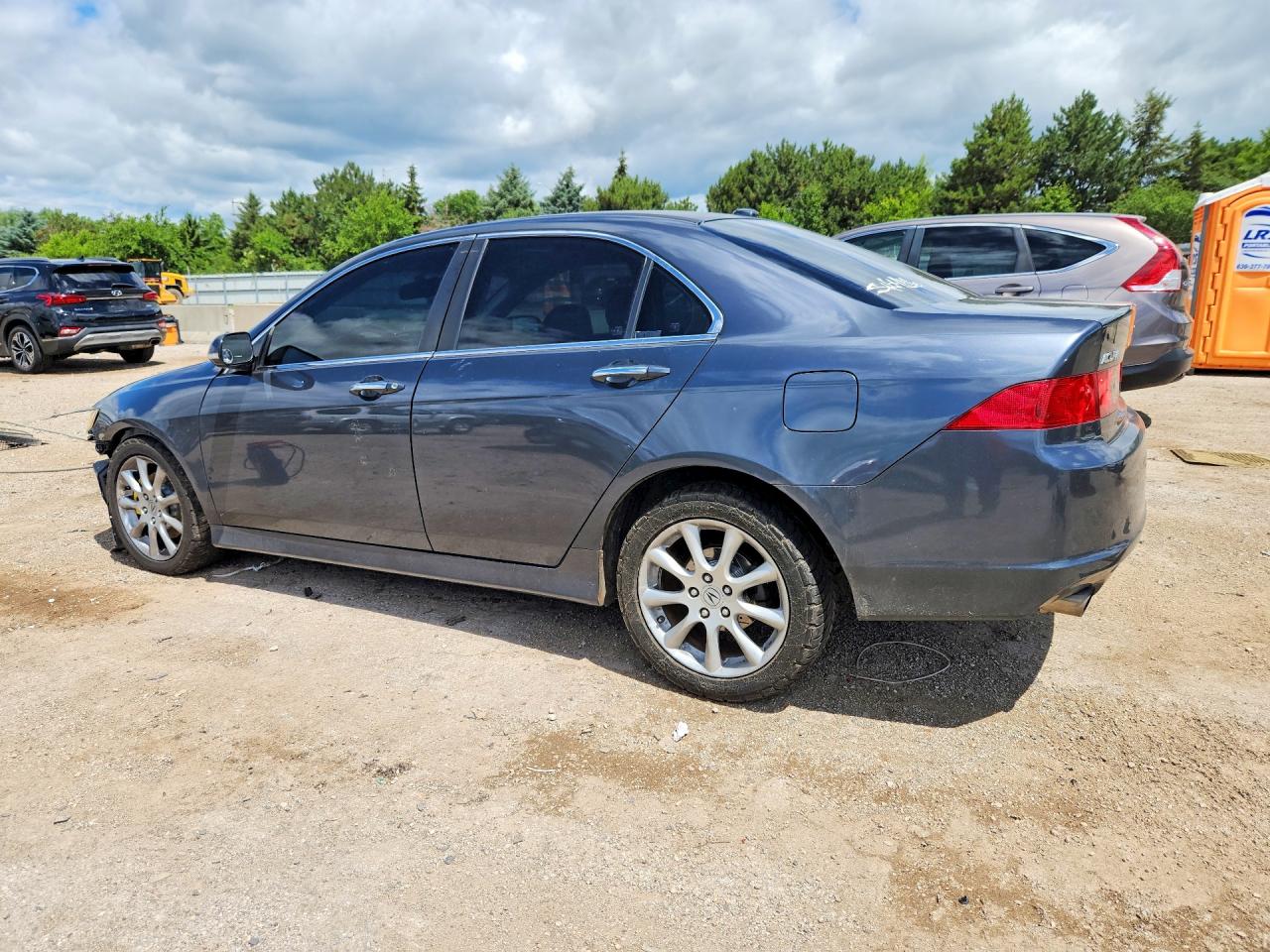 2007 Acura Tsx Charcoal vin: JH4CL96877C008979