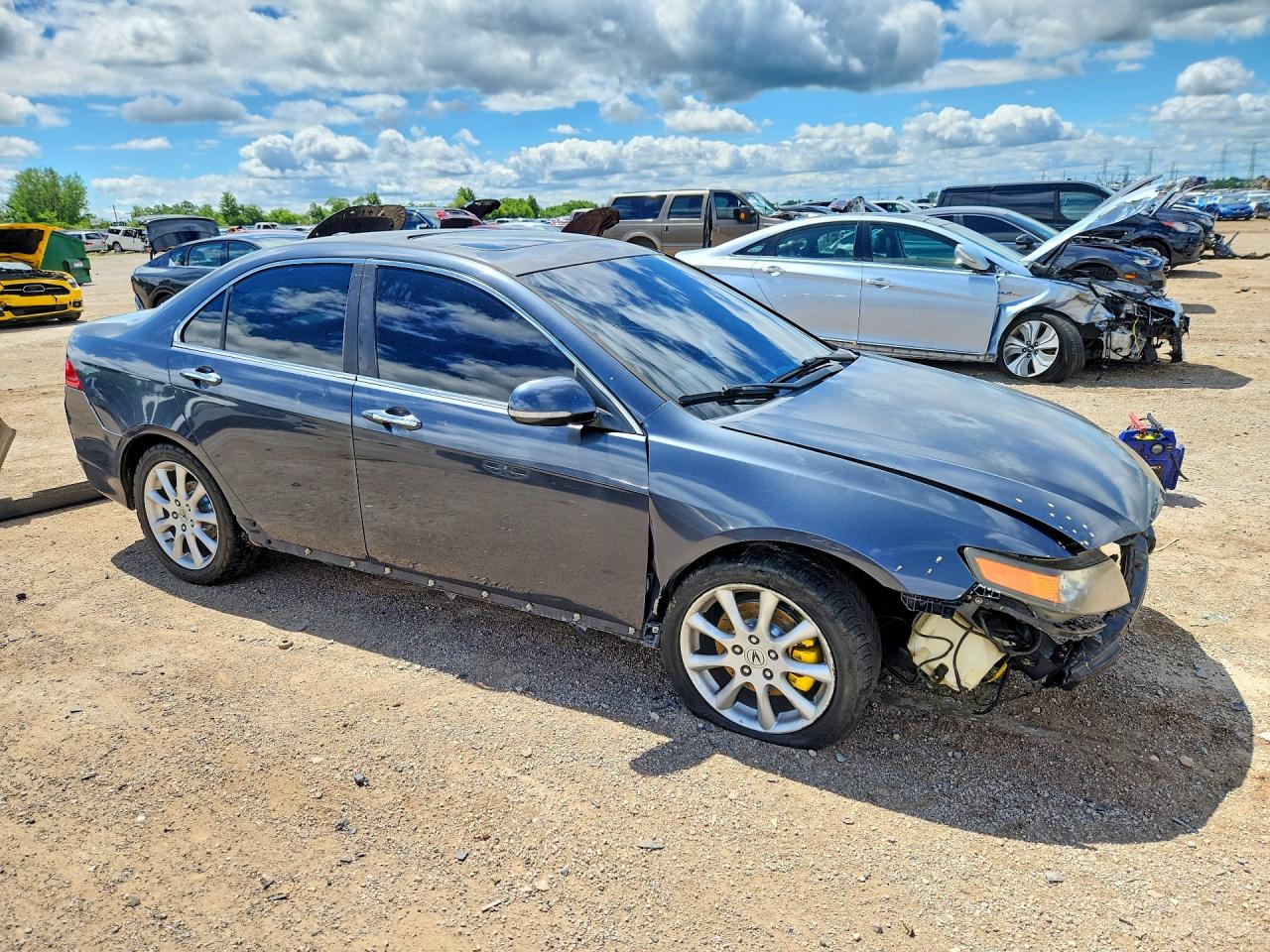 2007 Acura Tsx Charcoal vin: JH4CL96877C008979