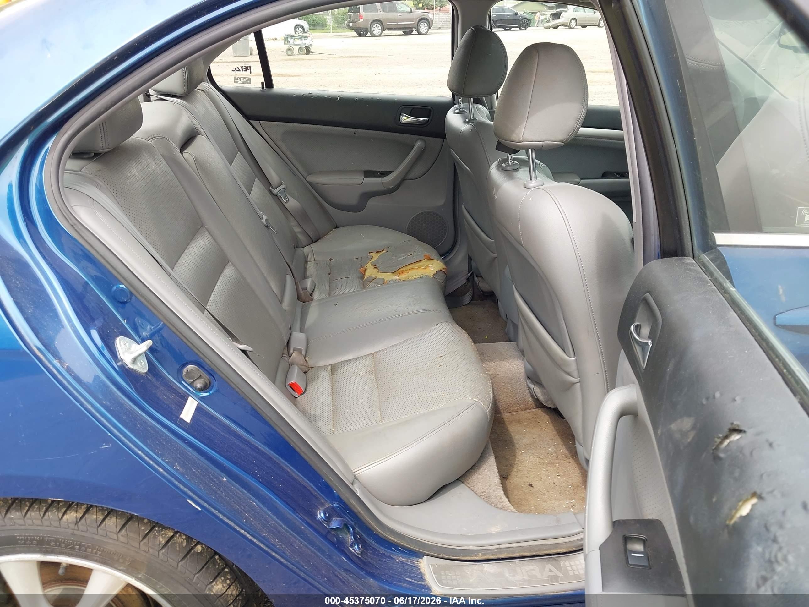 2007 Acura Tsx   Blue vin: JH4CL96877C010134
