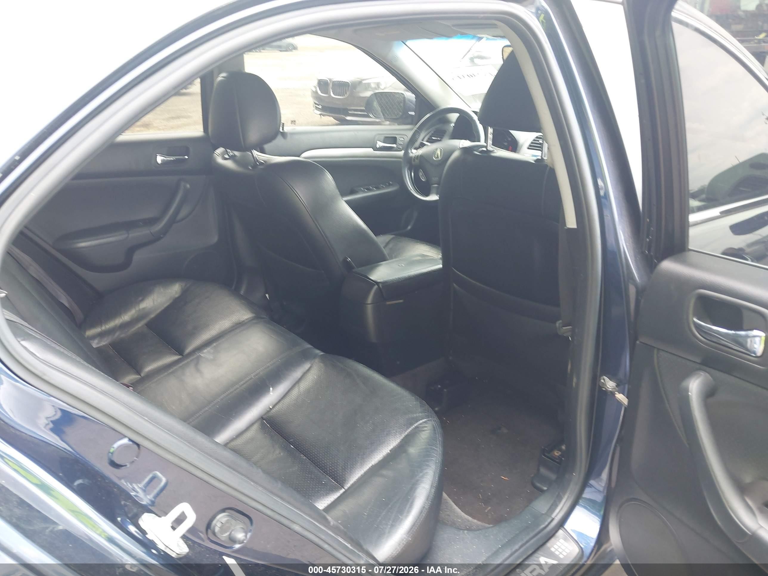 2007 Acura Tsx   Синий vin: JH4CL96877C012501