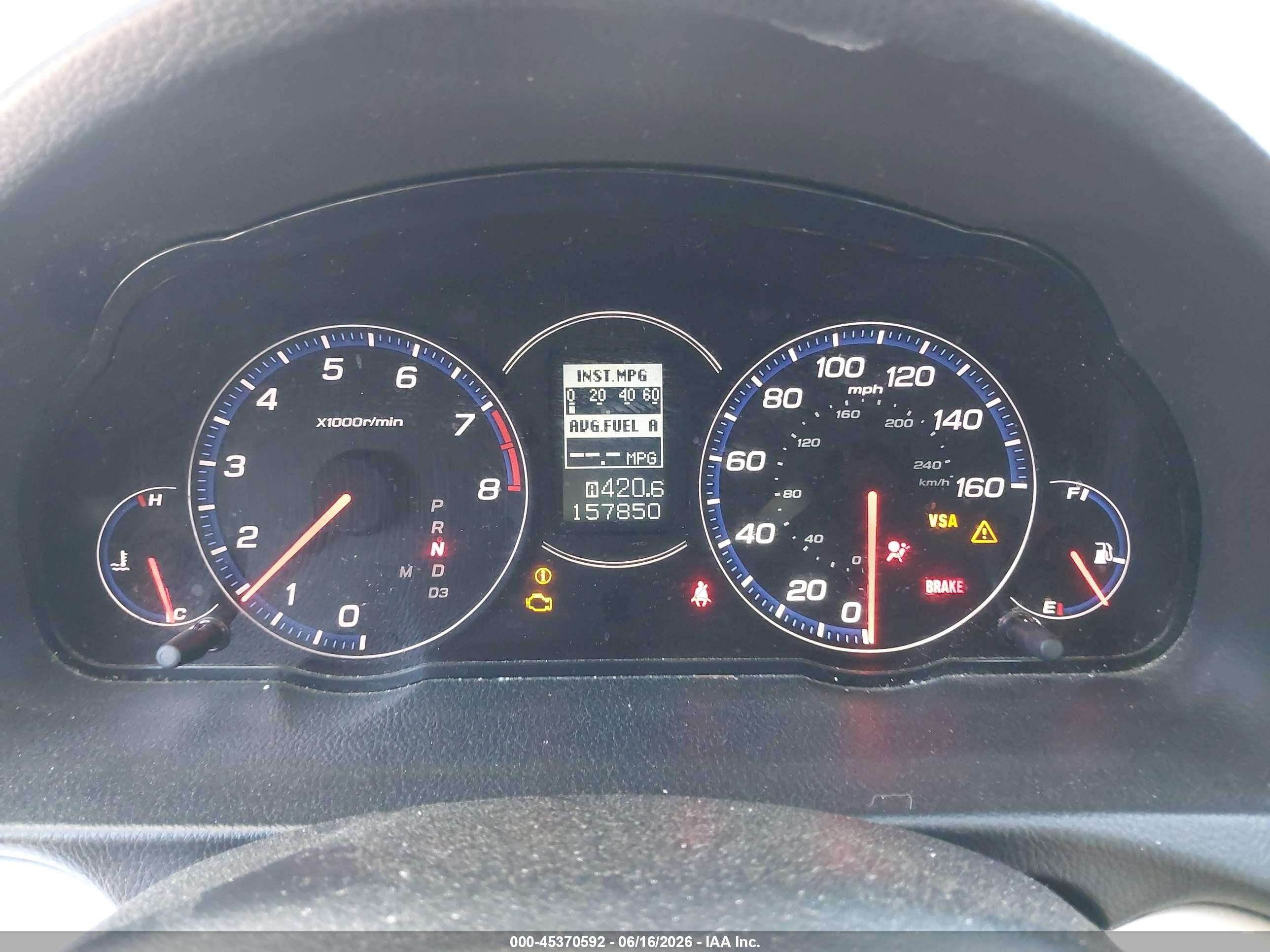 2007 Acura Tsx Silver vin: JH4CL96877C017018