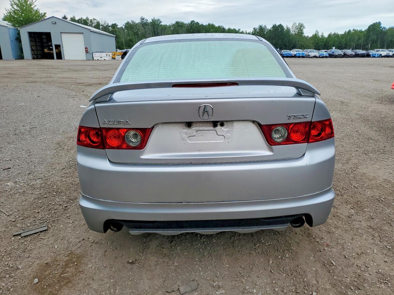 2007 Acura Tsx Silver vin: JH4CL96877C800226