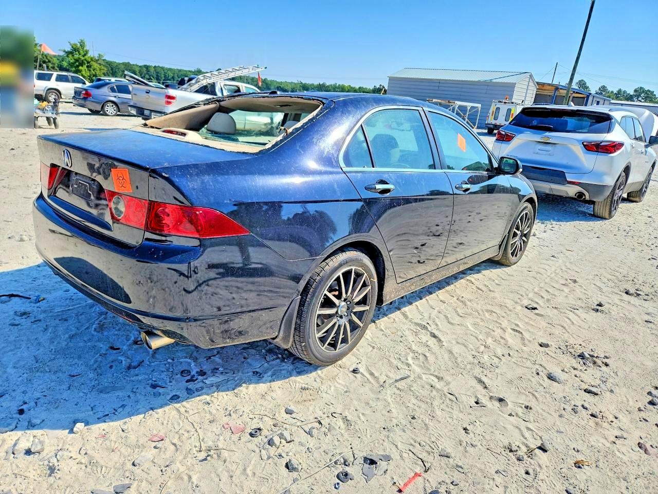 2008 Acura Tsx Black vin: JH4CL96878C000303