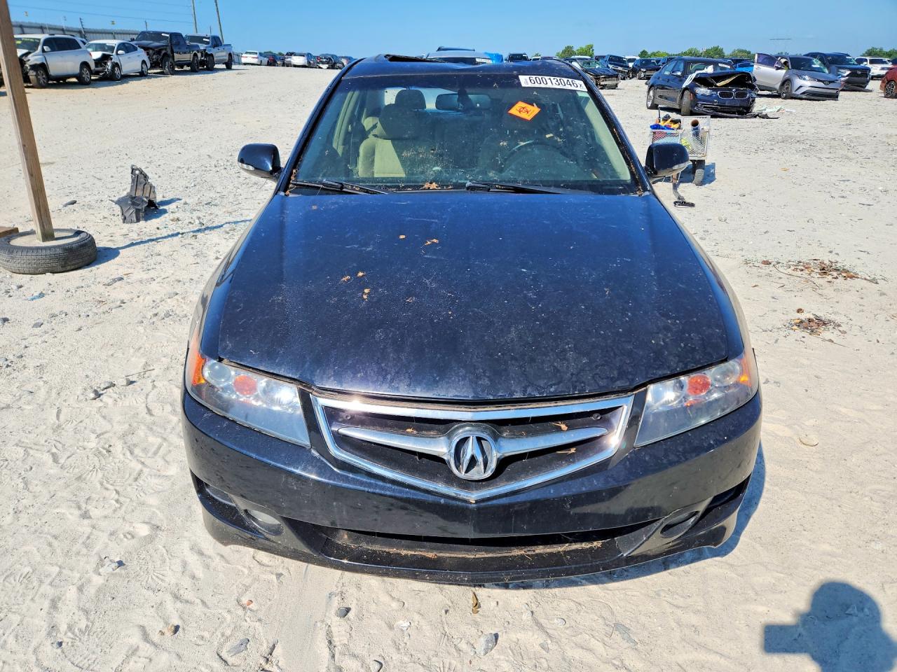 2008 Acura Tsx Black vin: JH4CL96878C000303