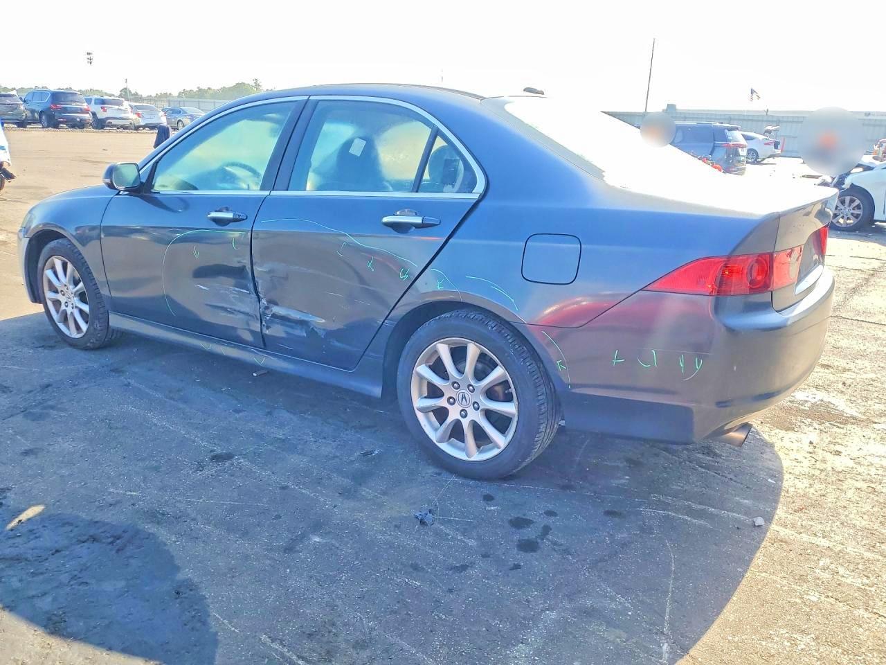 2008 Acura Tsx Gray vin: JH4CL96878C005338